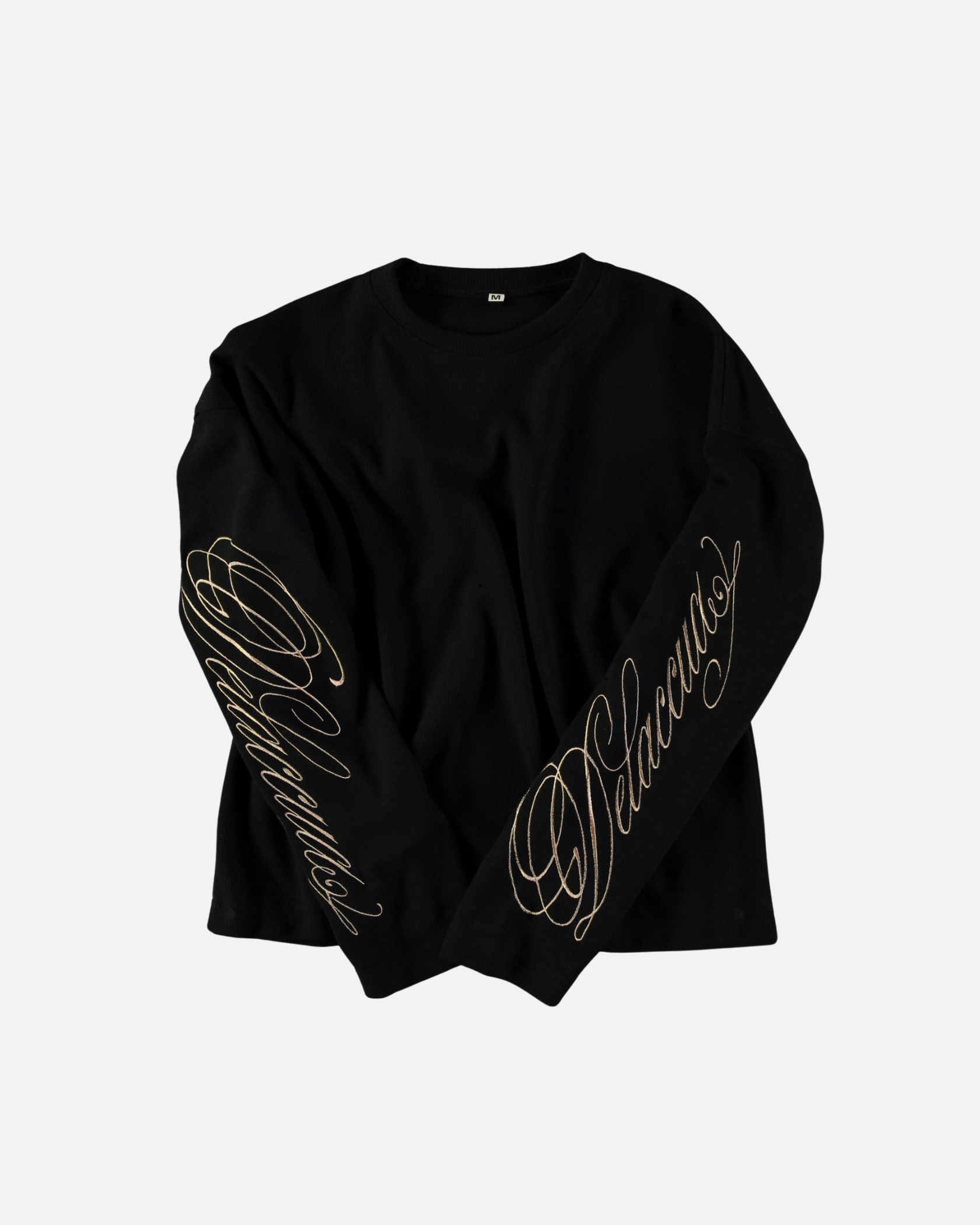 Waffle Longsleeve Black