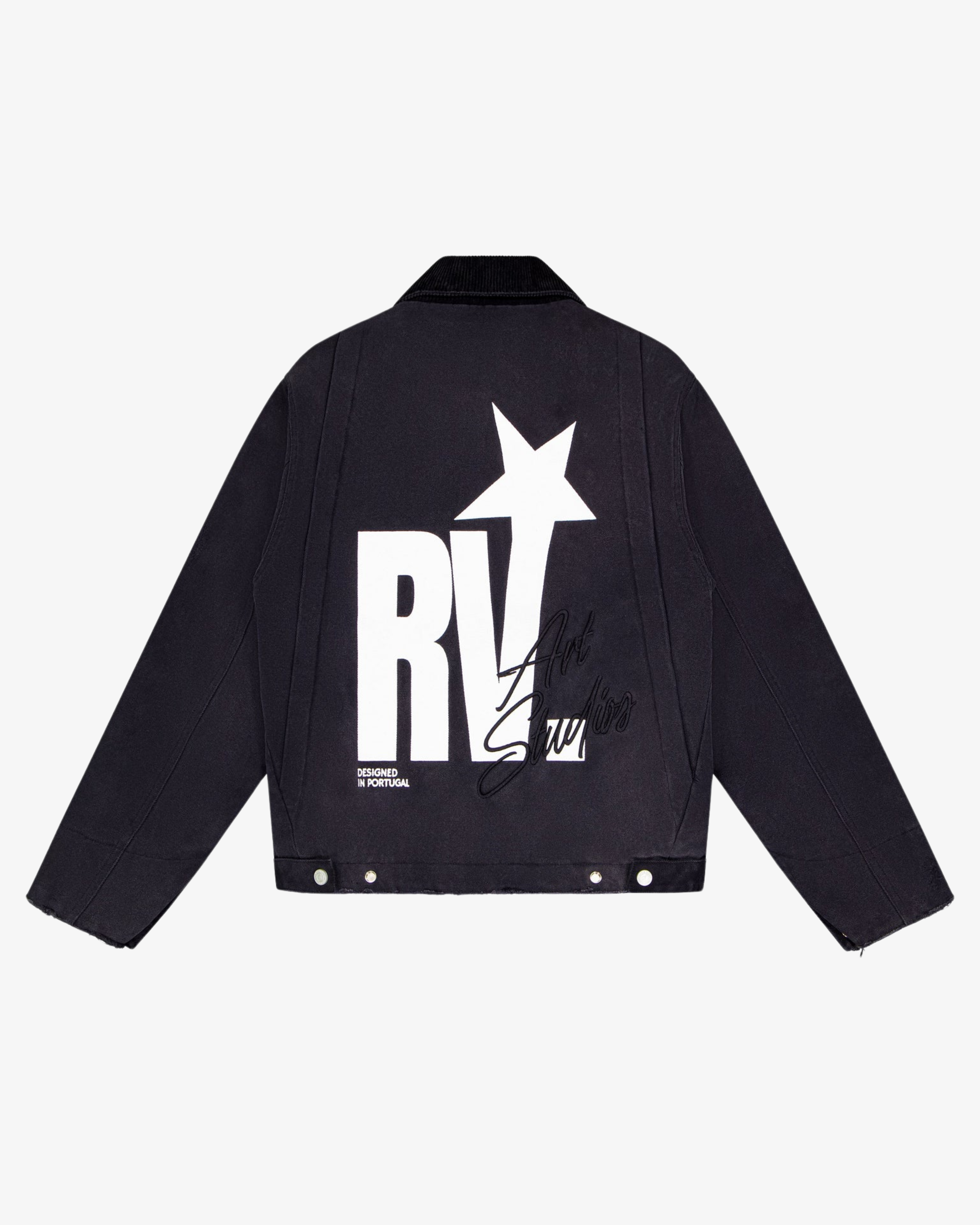 Piece #25 "Work Distressed Jacket (Black)" by Rafs Vision