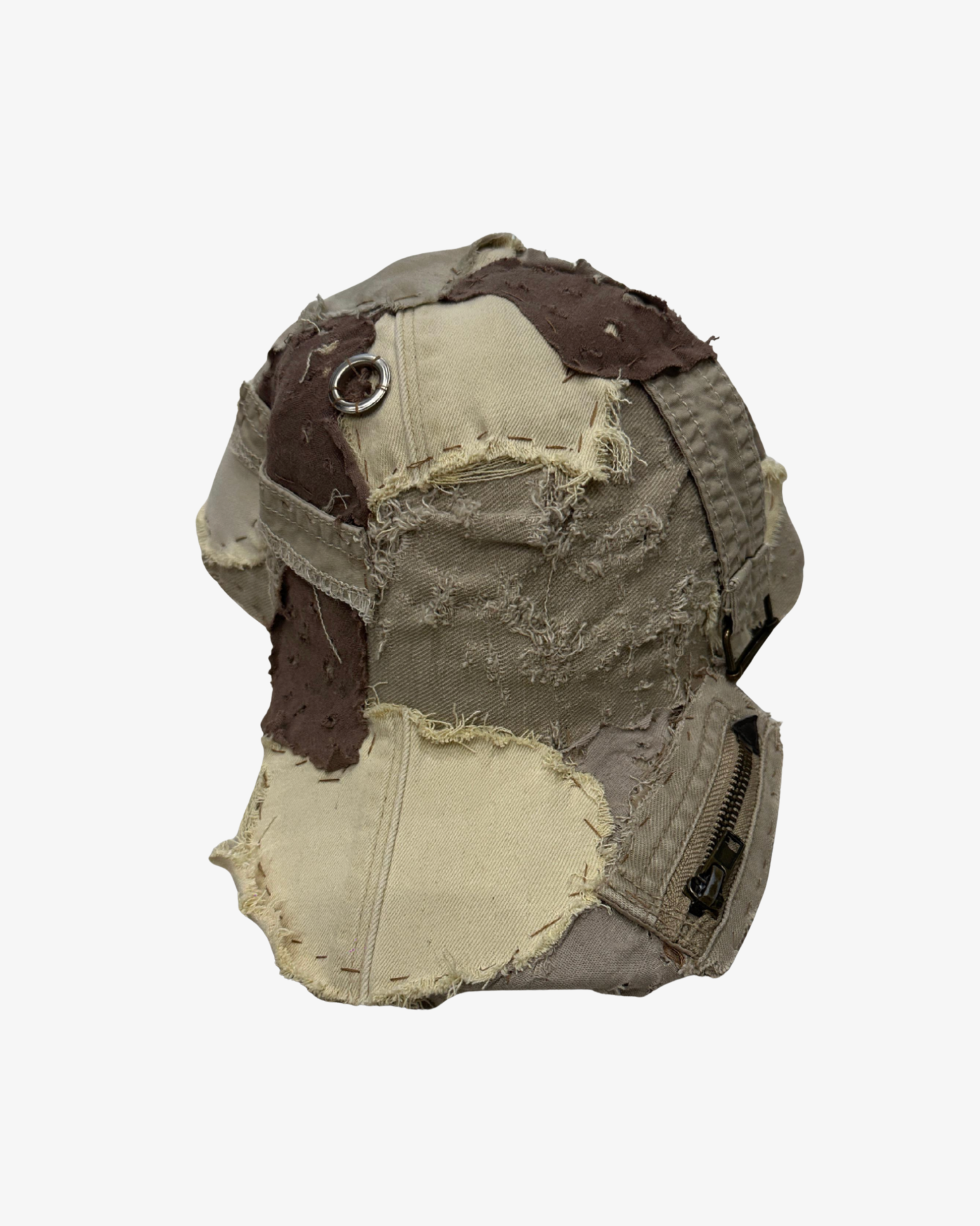 Brown Patched Cap