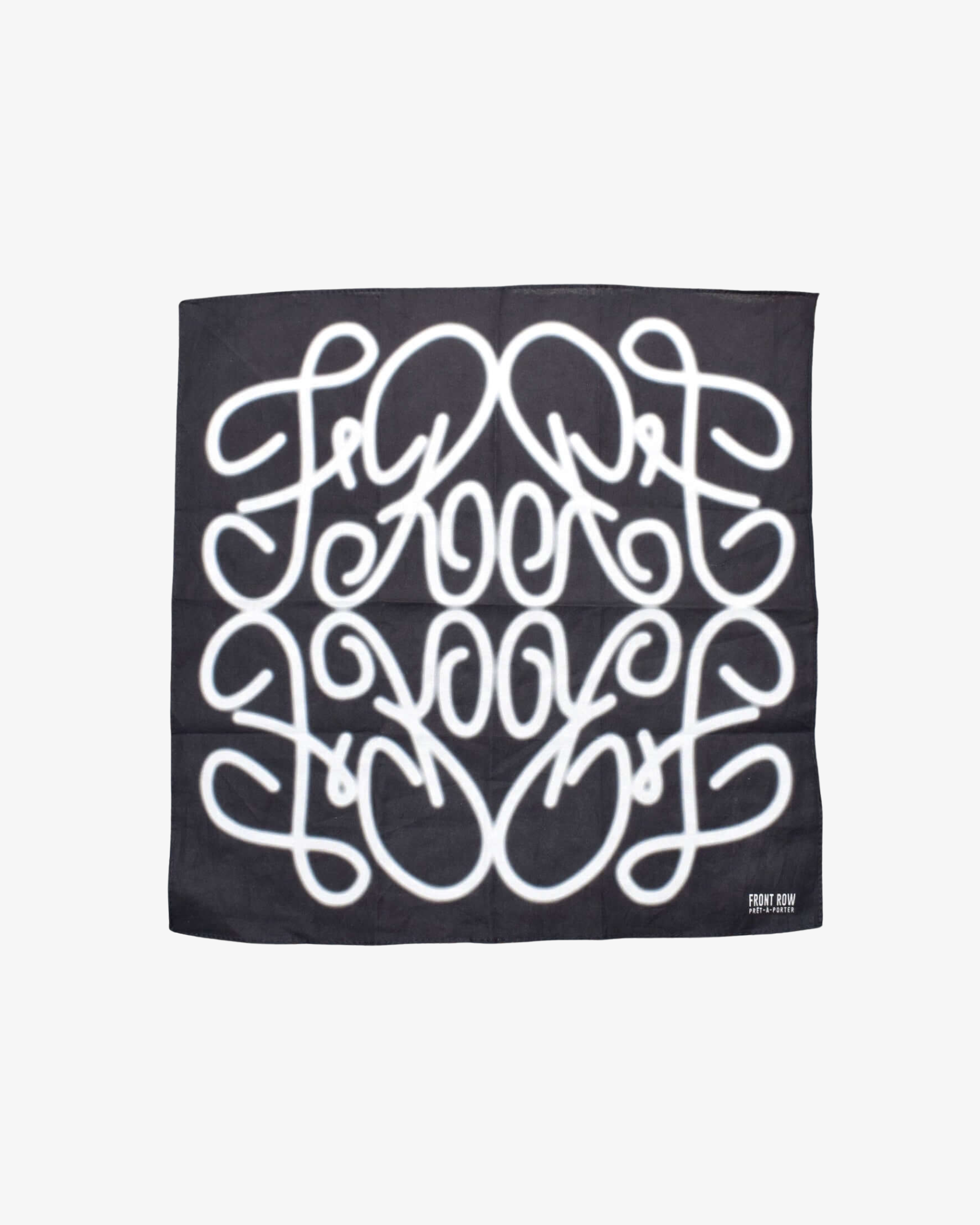 MONOGRAM BANDANA BLACK