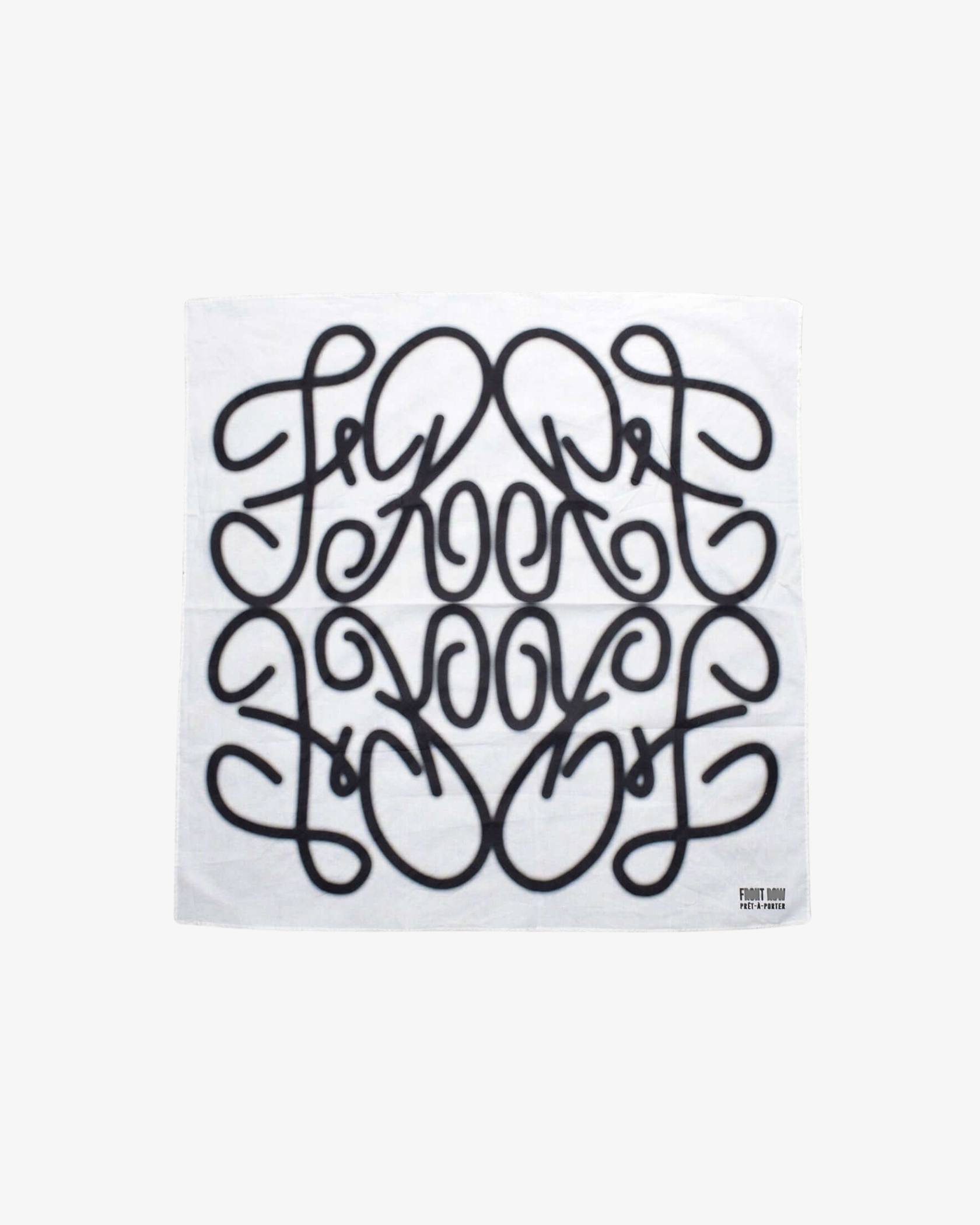 MONOGRAM BANDANA WHITE