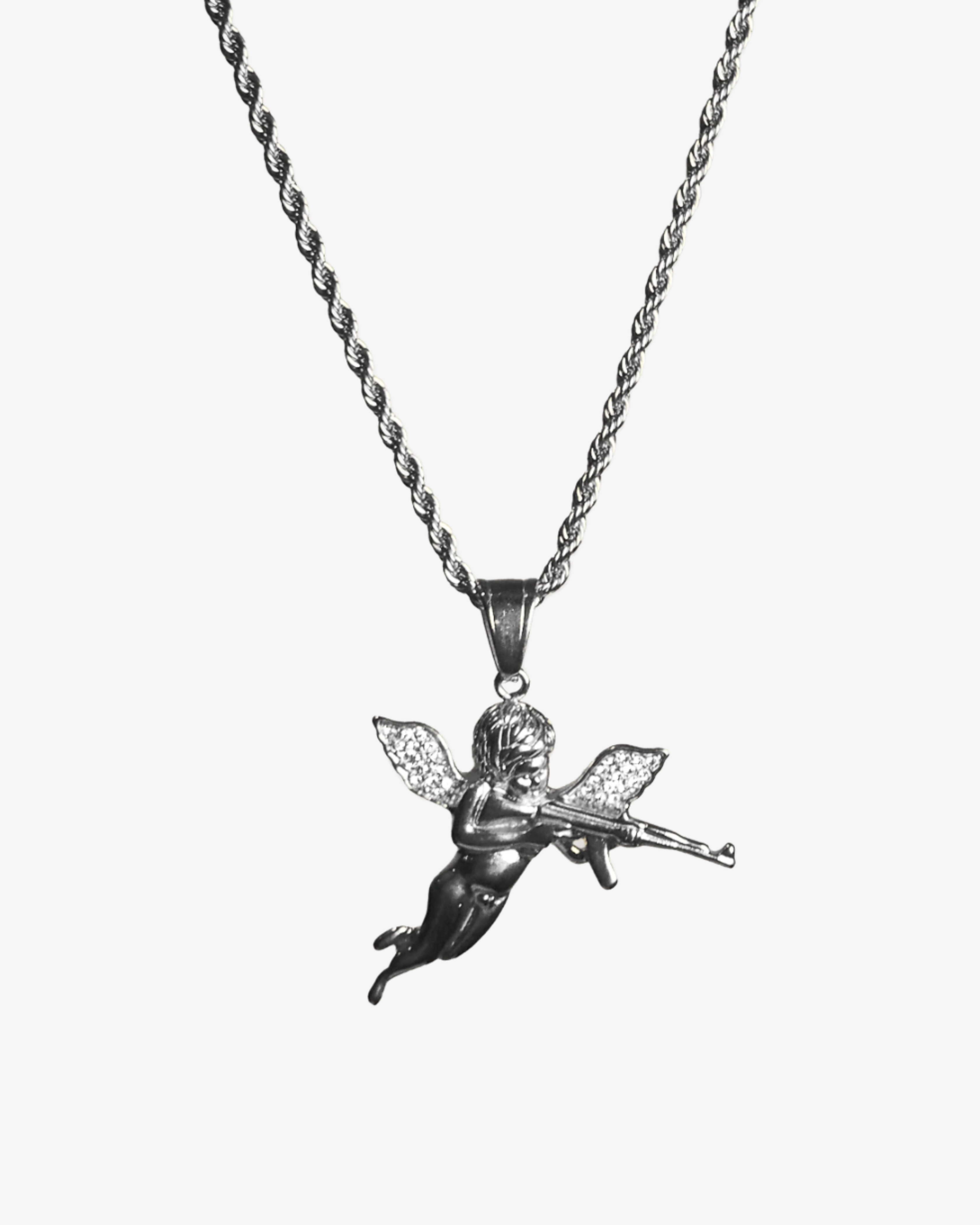 Piece #34 "Silver Cupid Necklace" by DkSide