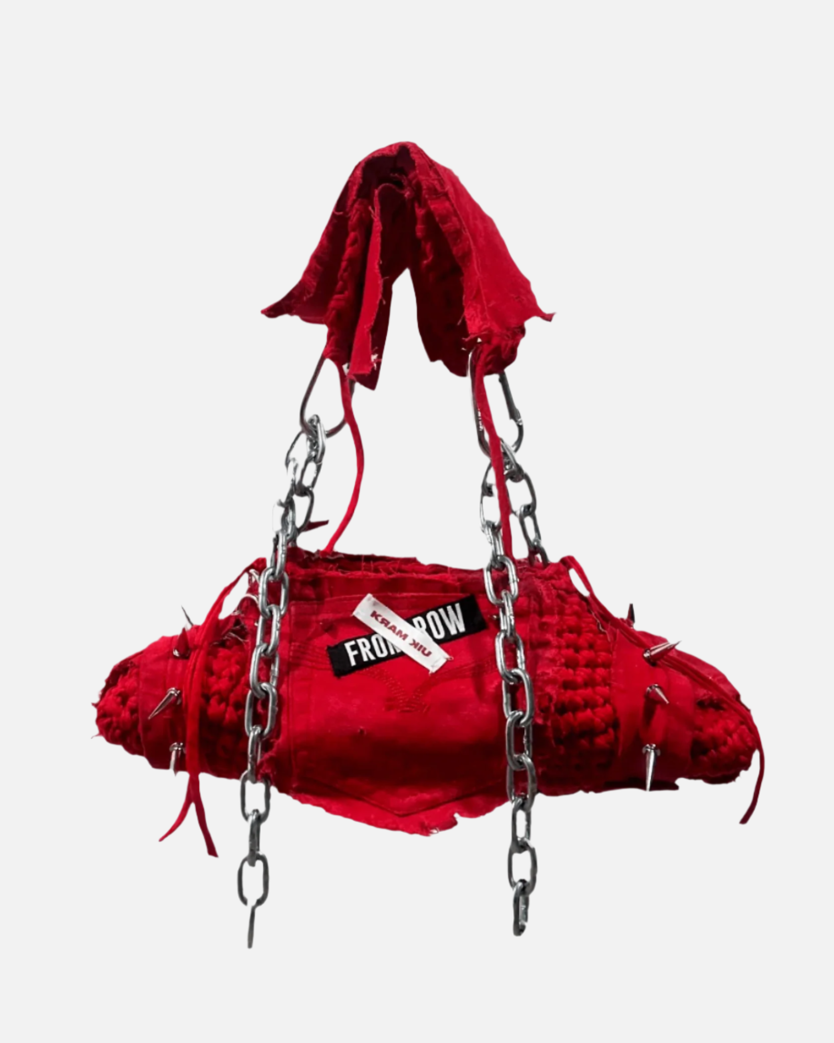 KRAMKIU X FRONT ROW HANDKNITED BAG