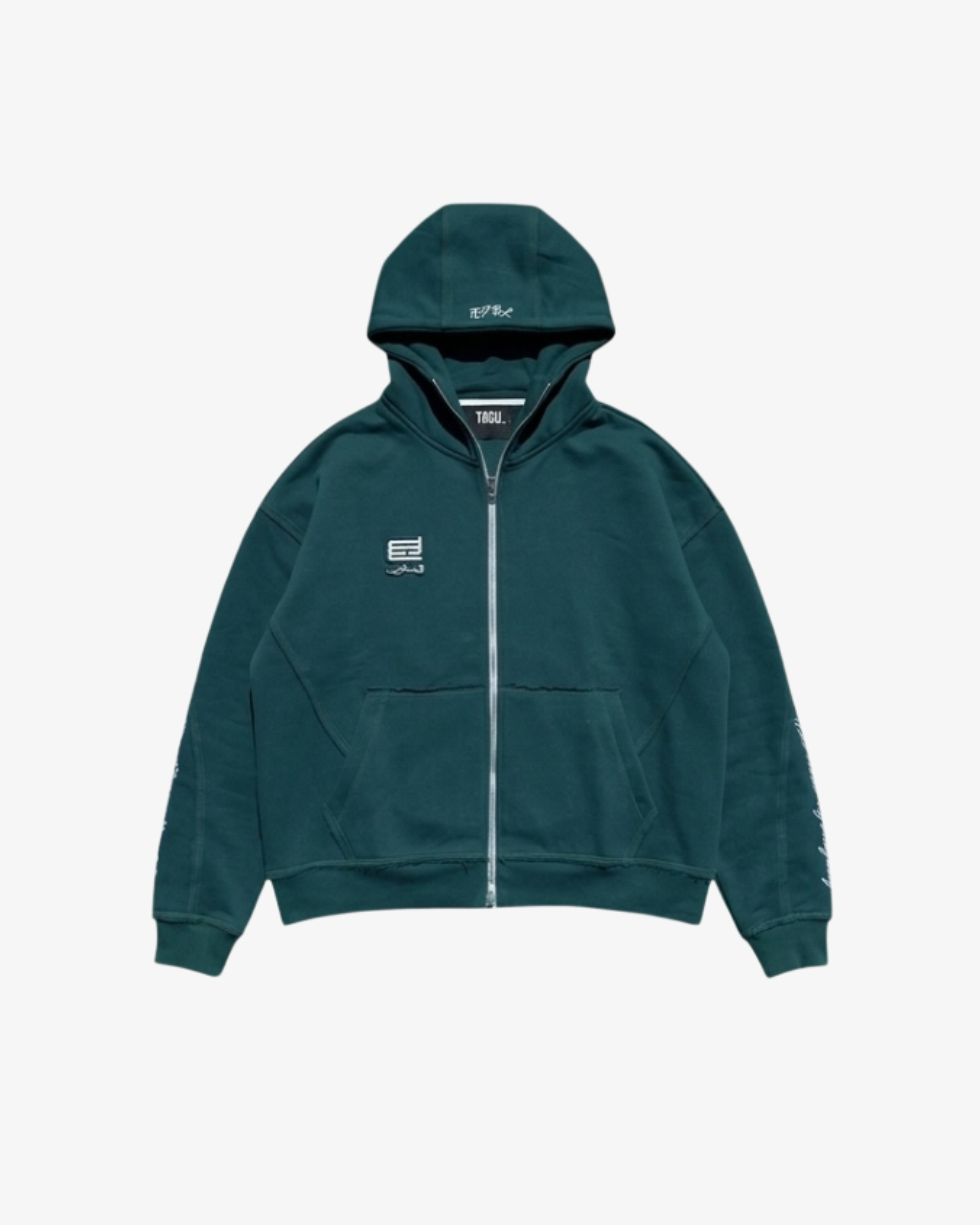 GREEN ESSENTIAL ZIPUP