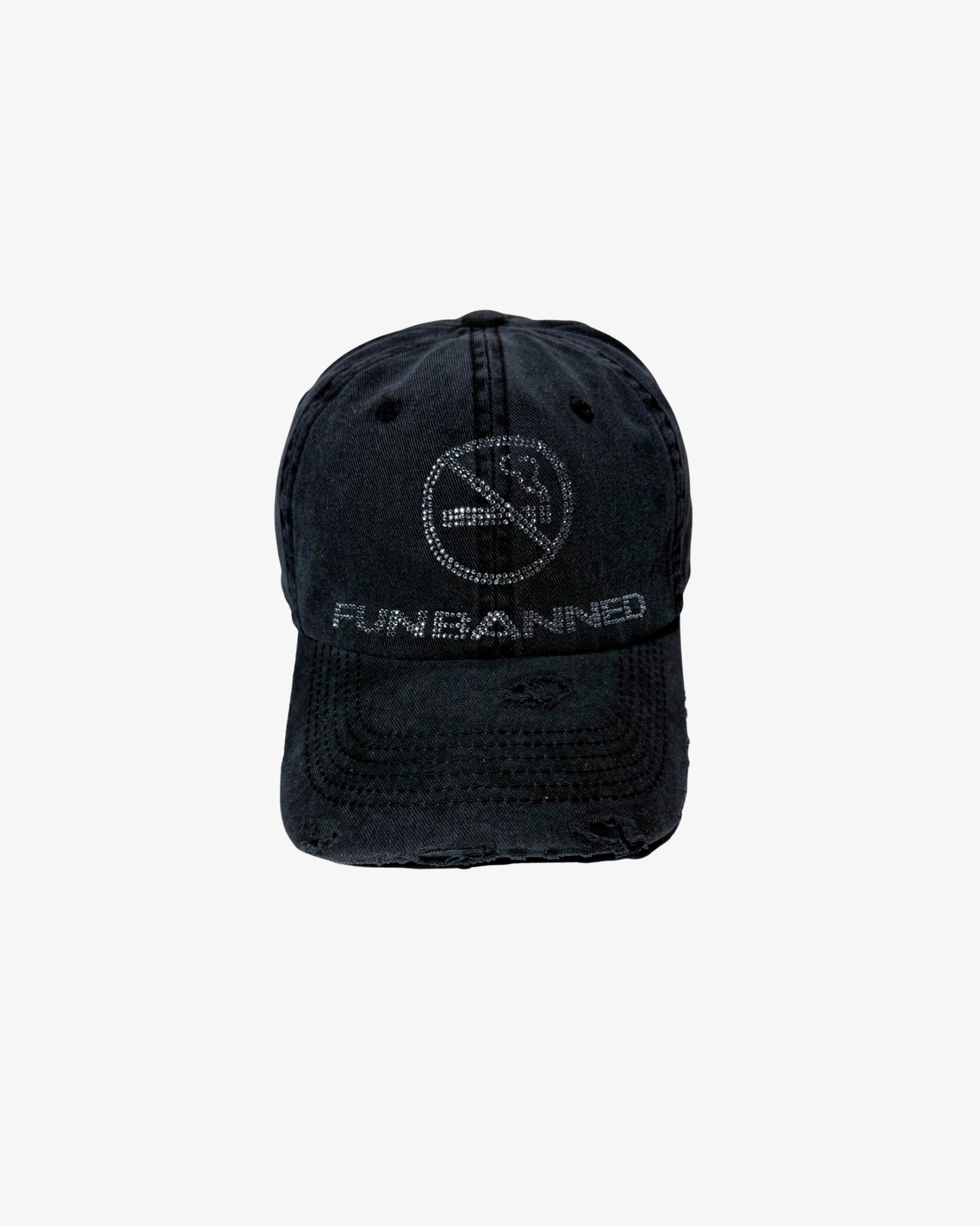 FUN BANNED CAP WASHED BLACK