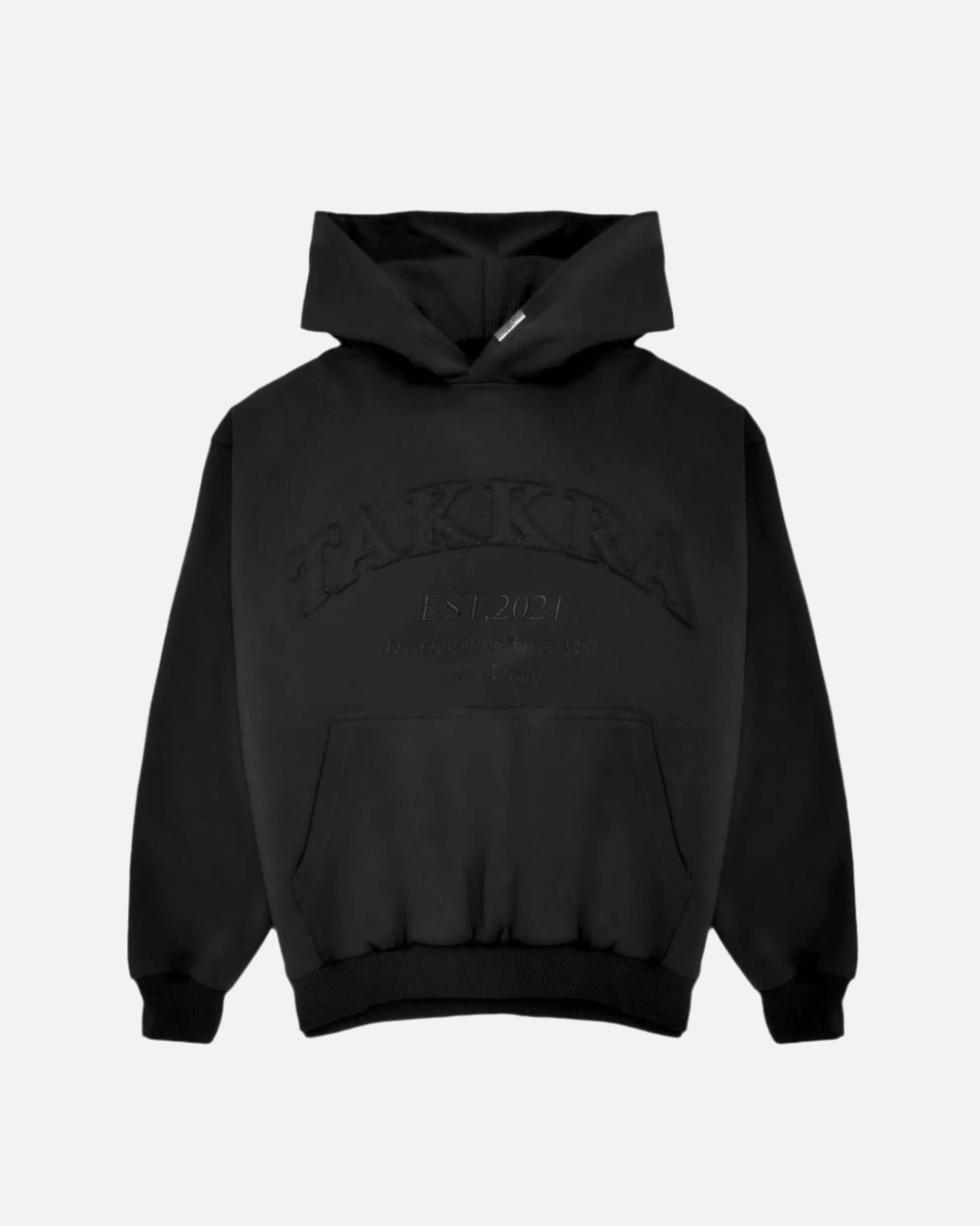 Distressed Hoodie Black