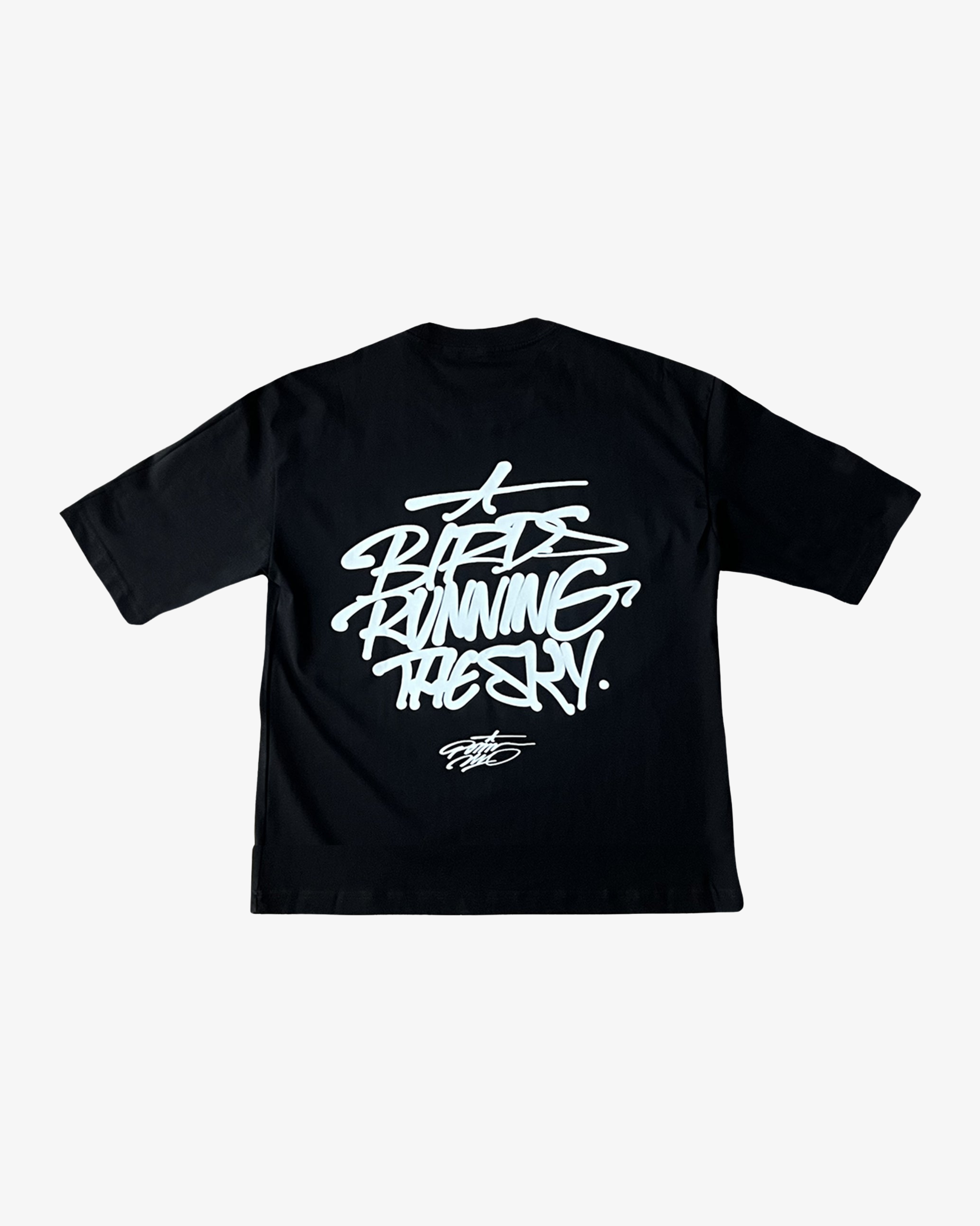 POMI BIRDS RUNNING THE SKY TEE