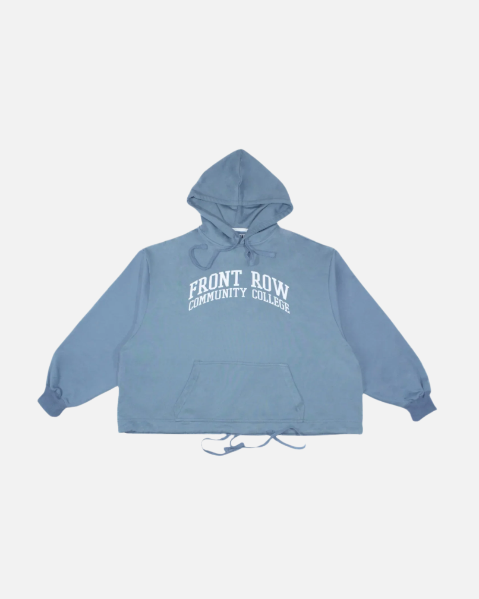 COMMUNITY COLLEGE BLUE ADJUSTABLE HOODIE