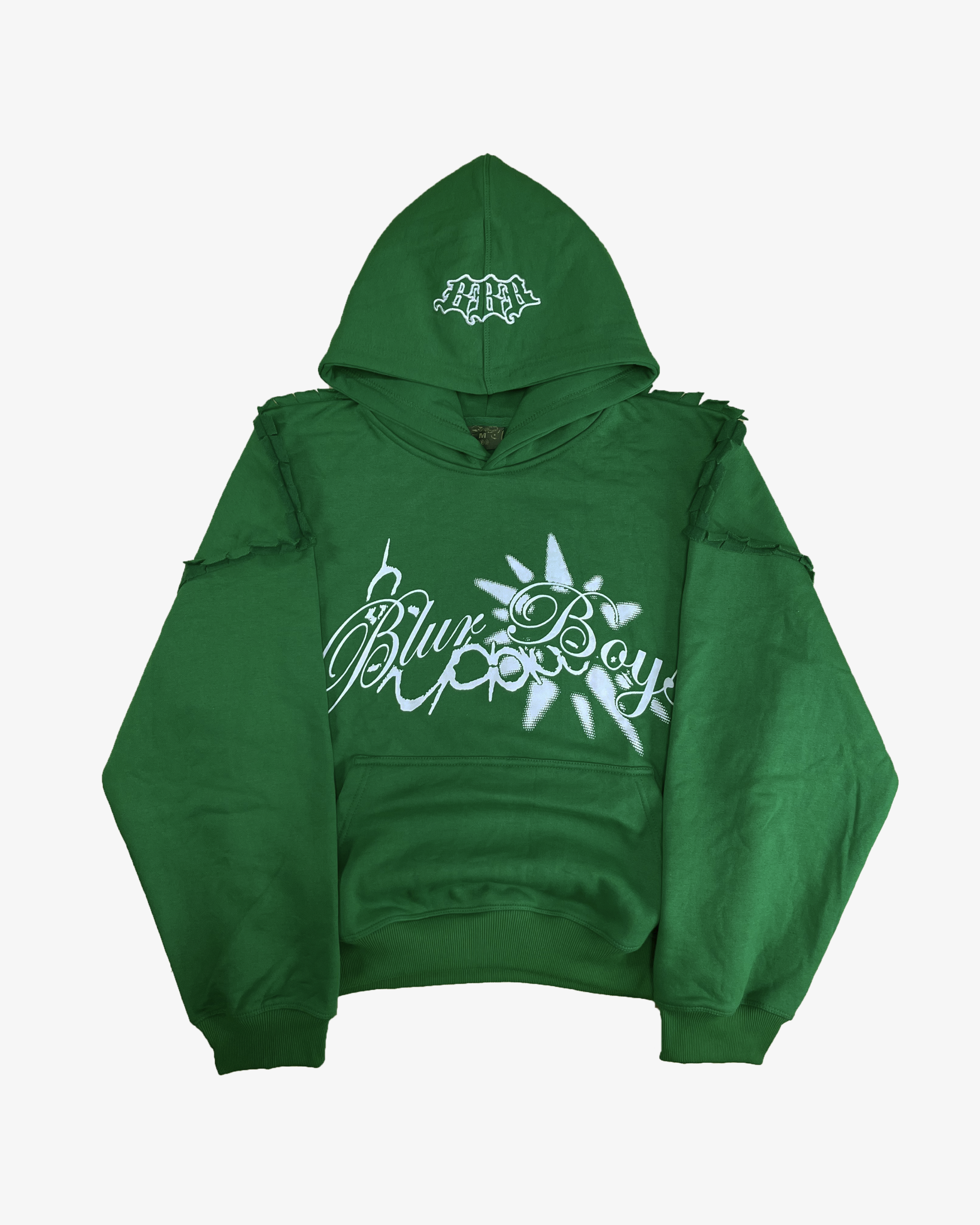 Blur Hoodie Green/White