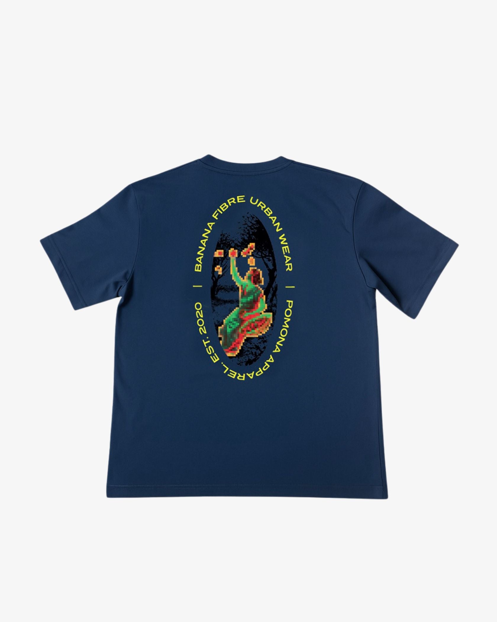 BANANA PIXEL TEE – INSIGNIA BLUE
