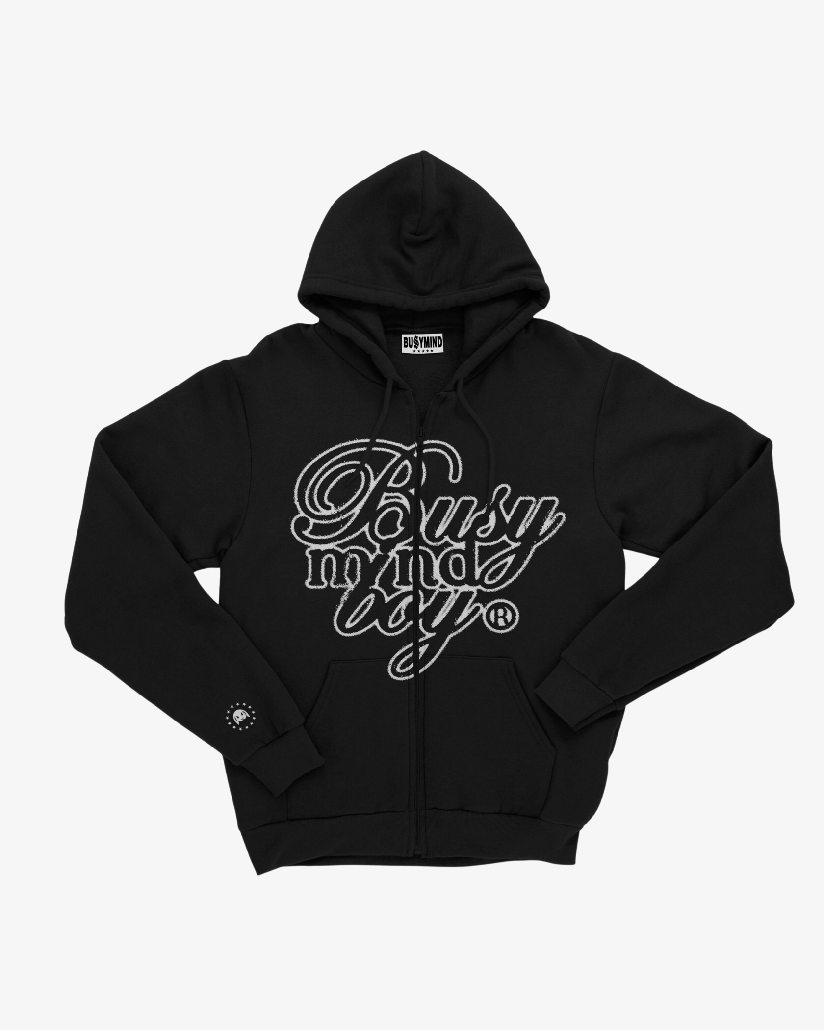 ZIPPER HOODIE BMB BLACK