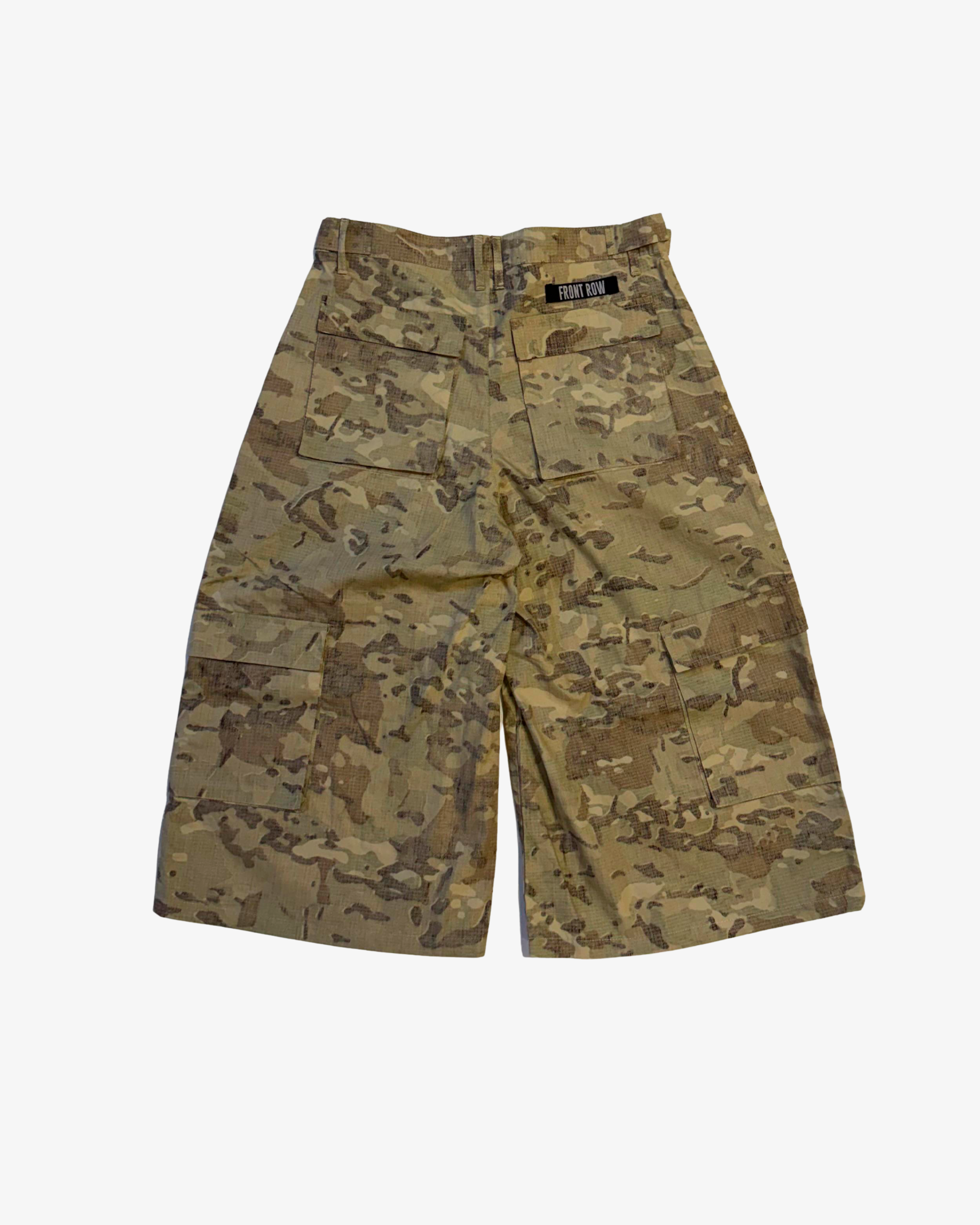 MULTIPOCKET CARGO SHORTS REVERSE CAMO