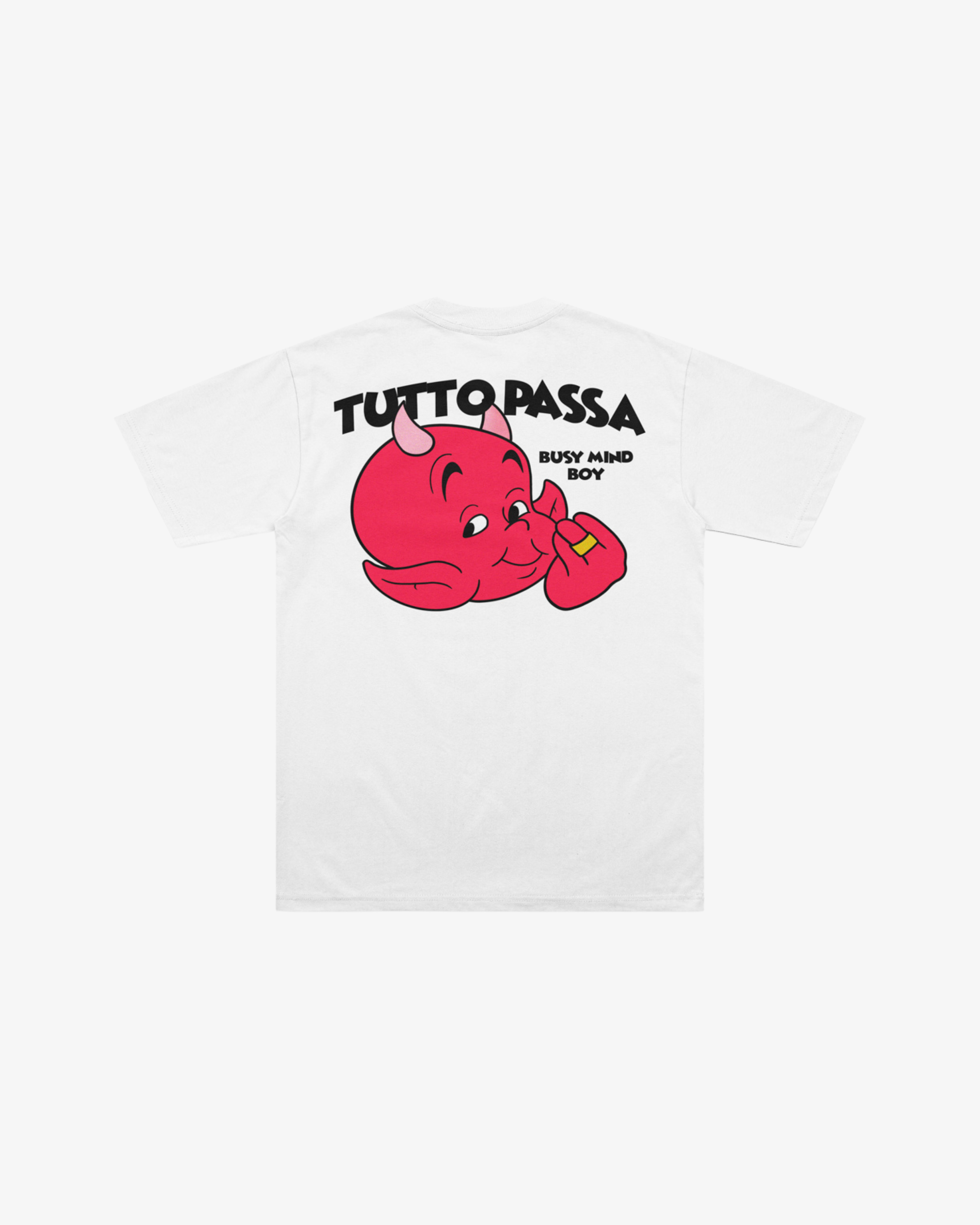 TEE BLANCA DIABLITO TUTTO PASSA