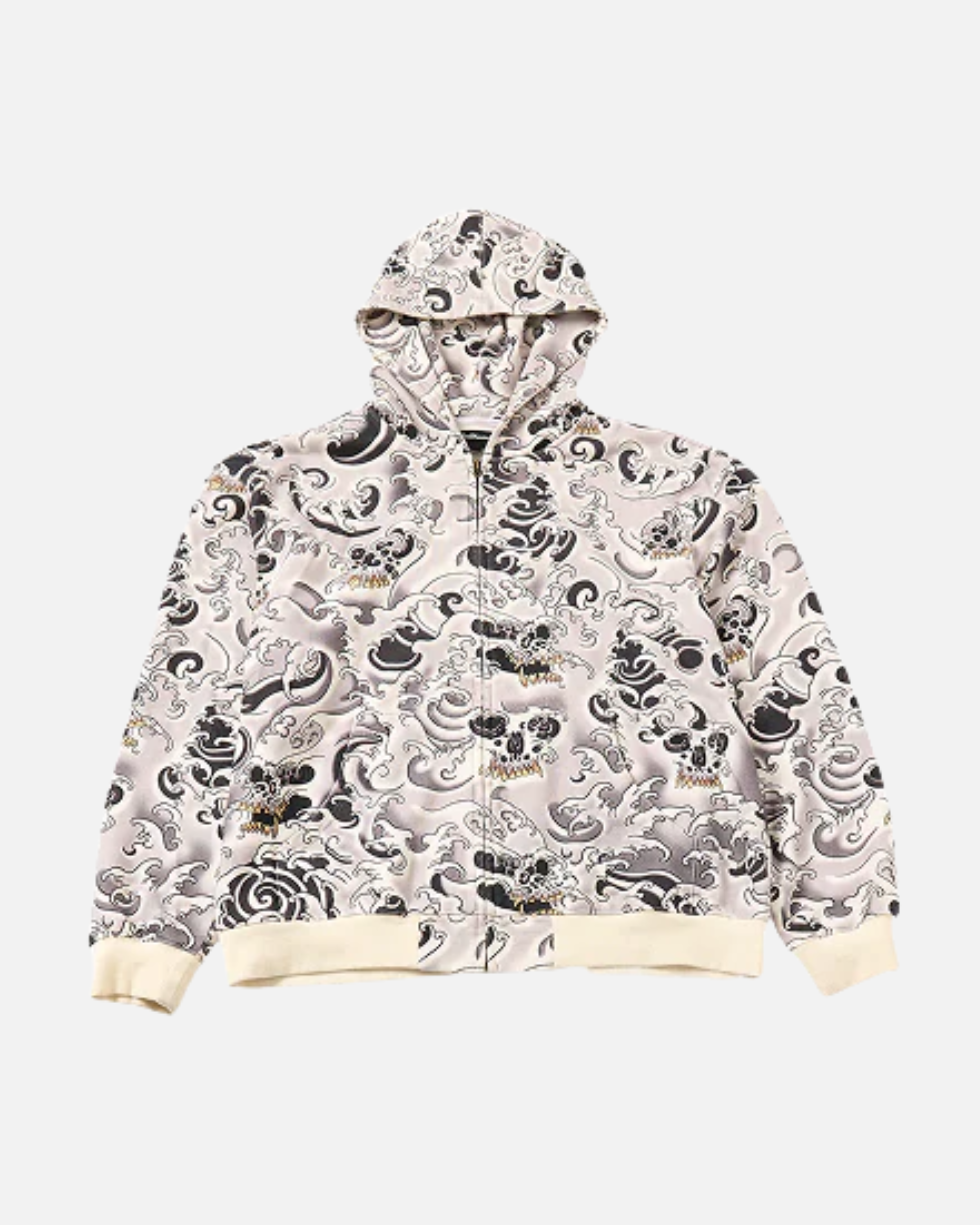 Wave Skull Hoodie