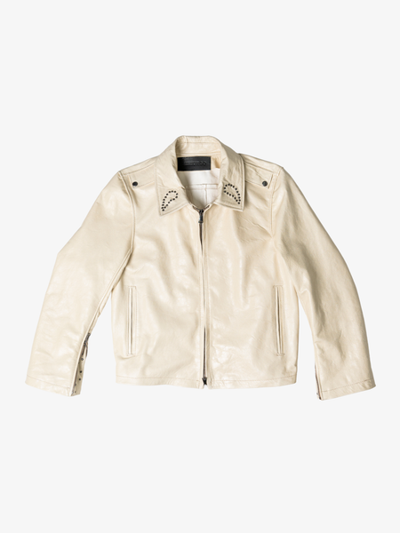 Milk Leather Jacket