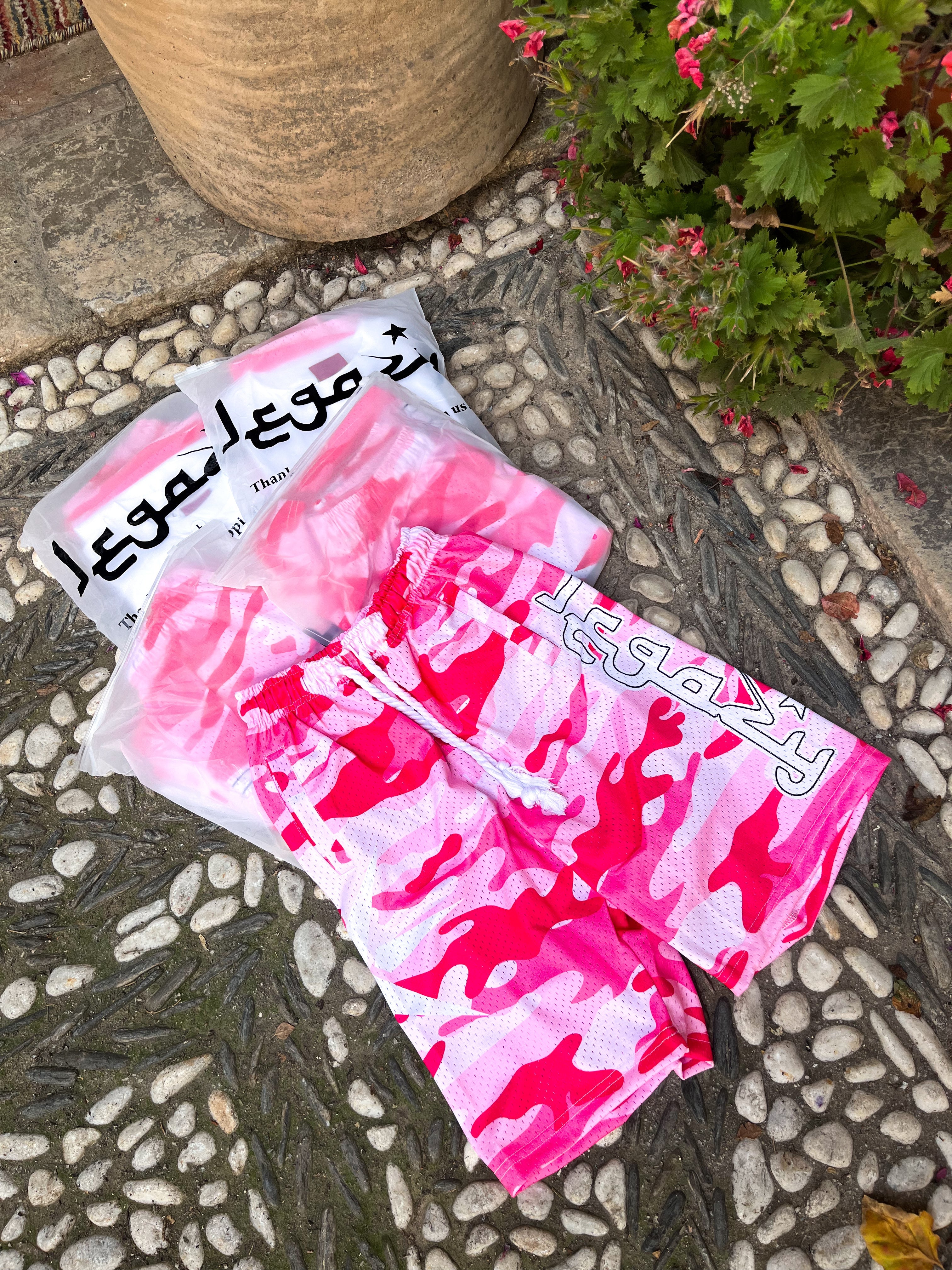 Shorts Camo Pink