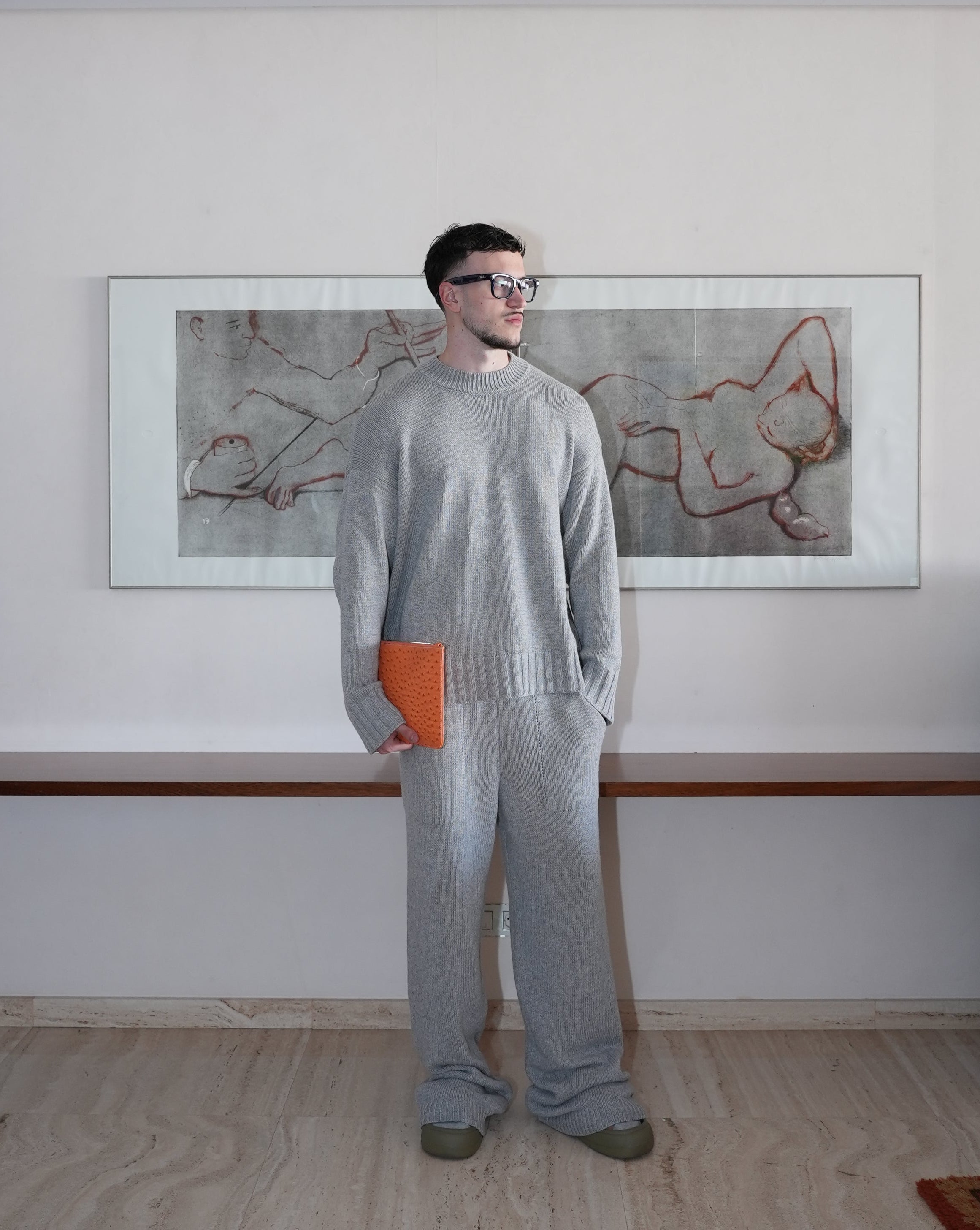 223 Knit Sweater (Gray)