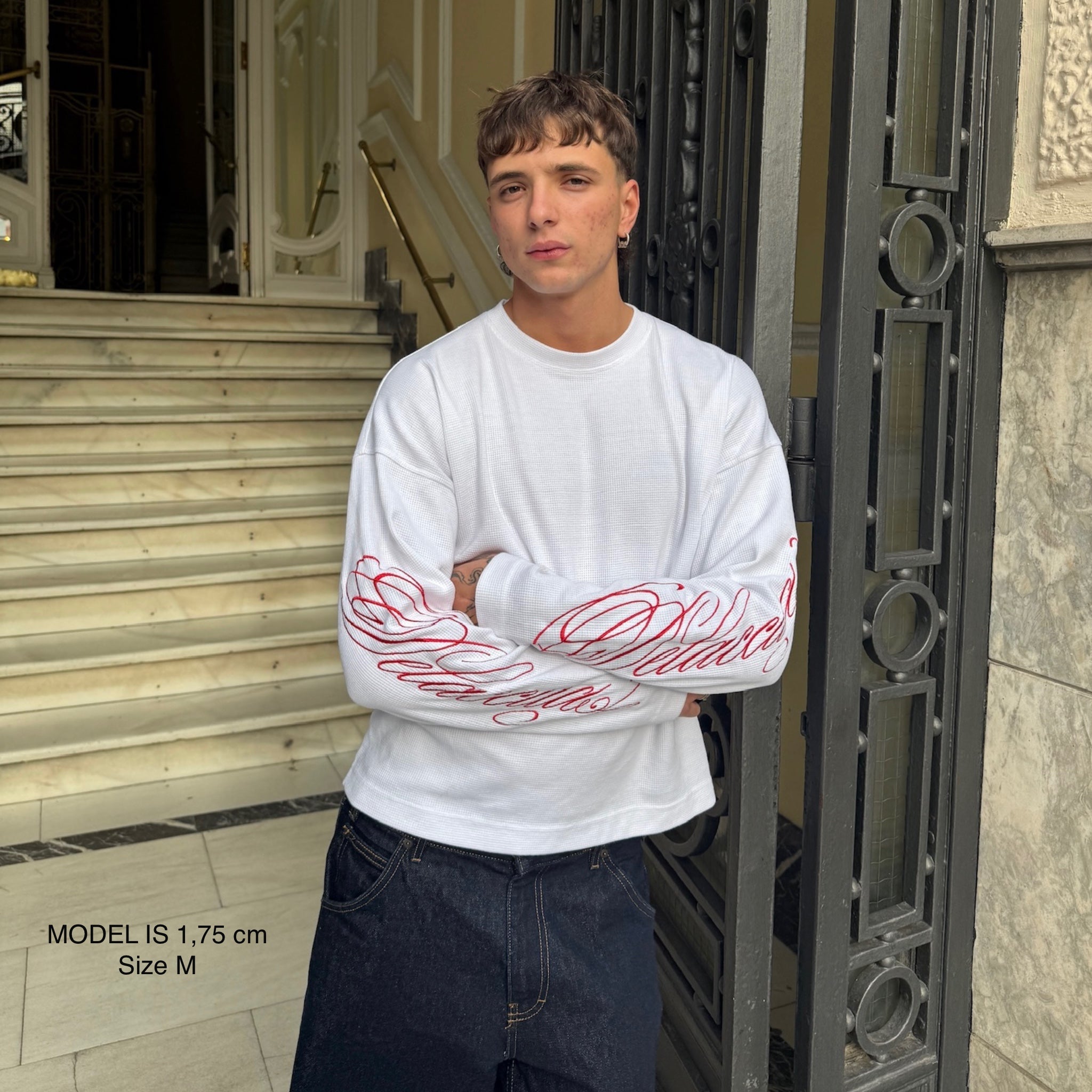 Waffle Longsleeve White