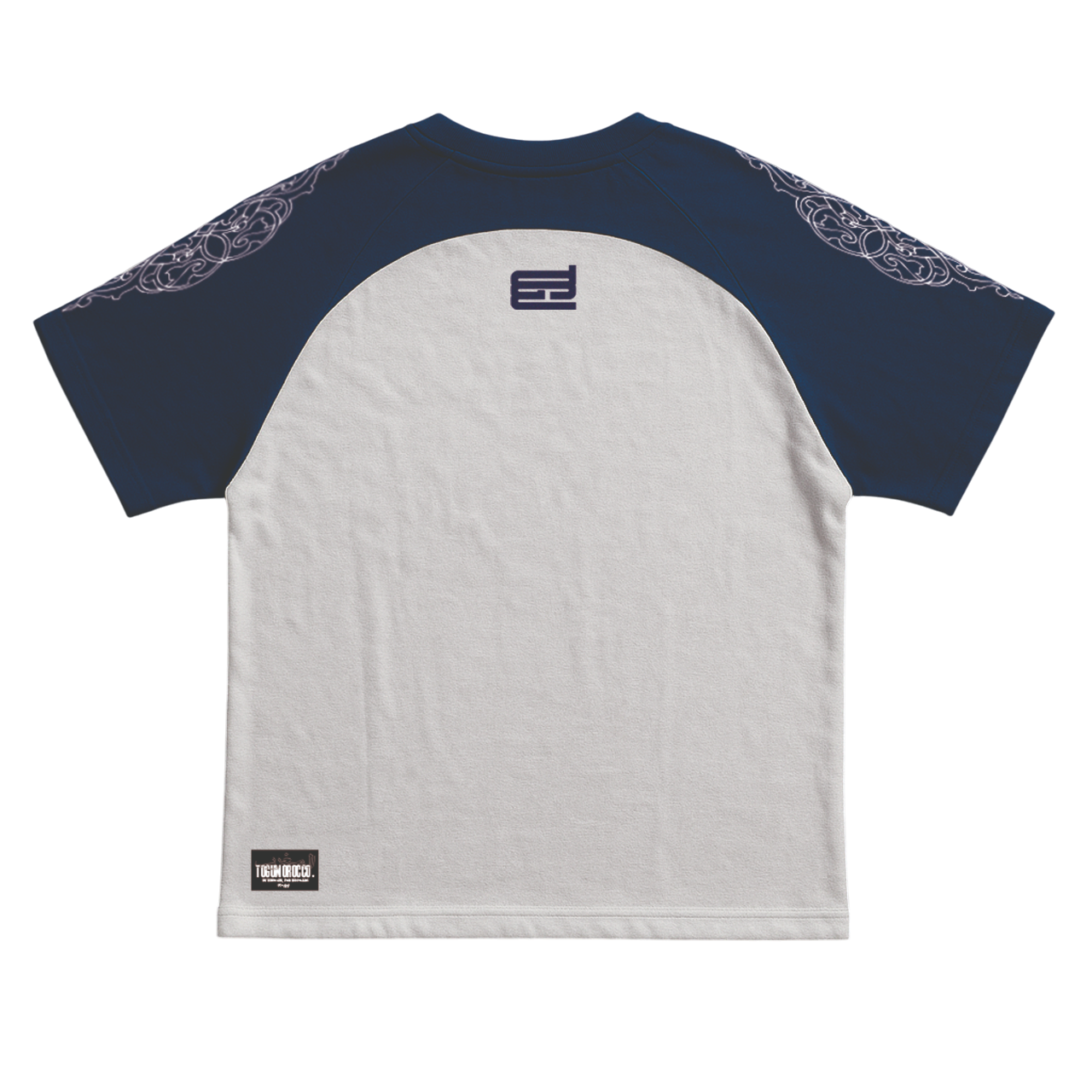 Blue raglan t-shirt
