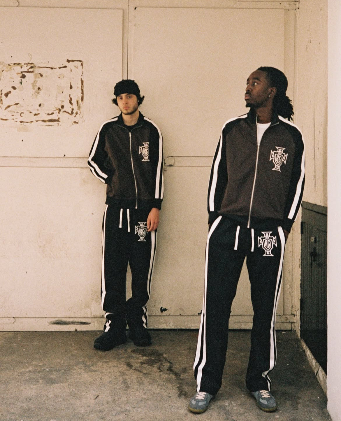 Portugal Black n White Track Pants