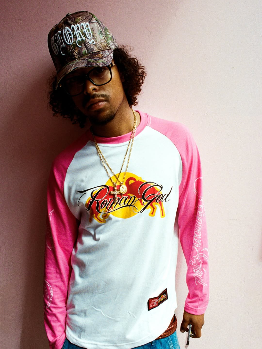 Red-Bull Raglan Longsleeve [White N Pink]