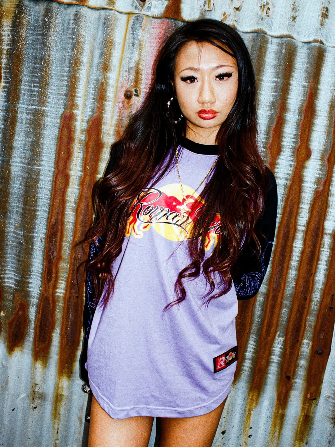 Red-Bull Raglan Longsleeve [Black N Purple]