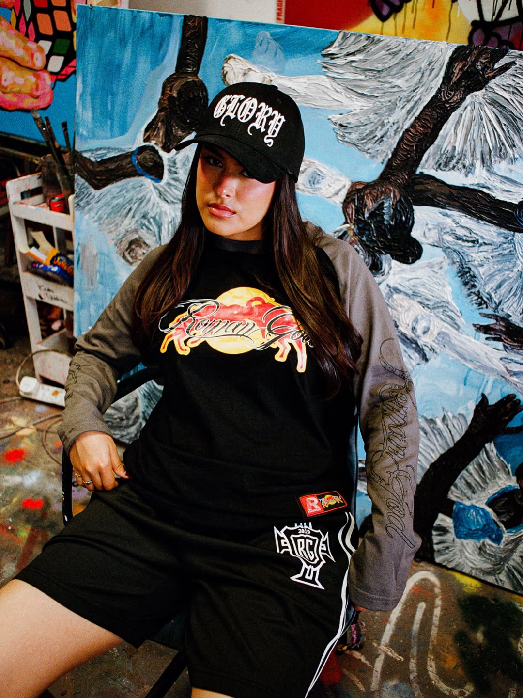 Red-Bull Raglan Longsleeve [Black N Grey]