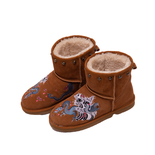 Blue Dragon Winter Shoes