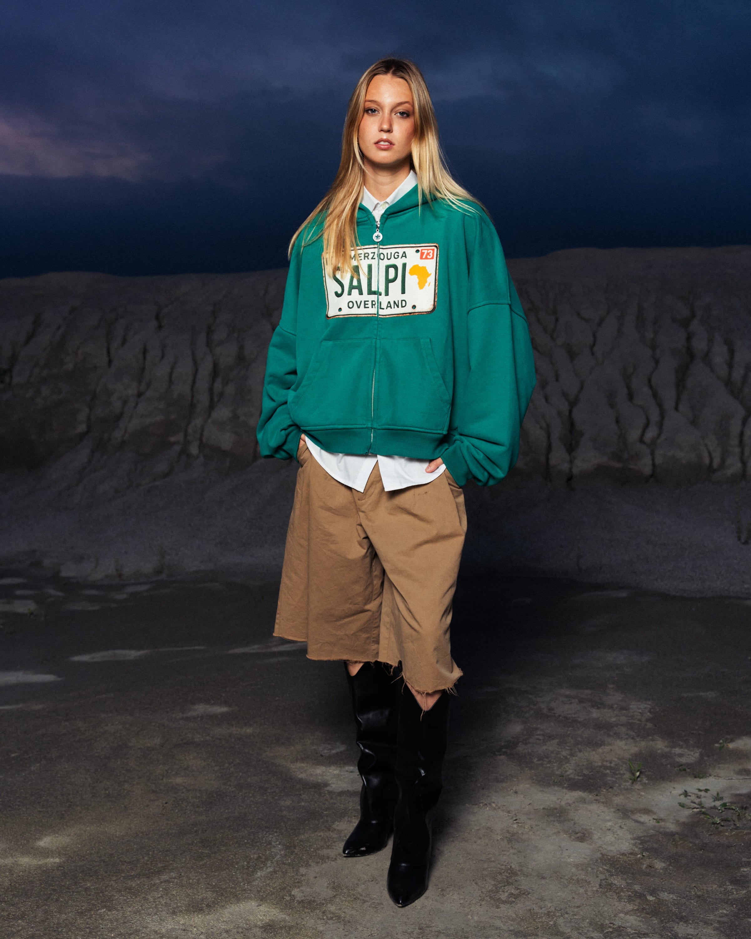 Sudadera con cremallera salpi colección l'overland