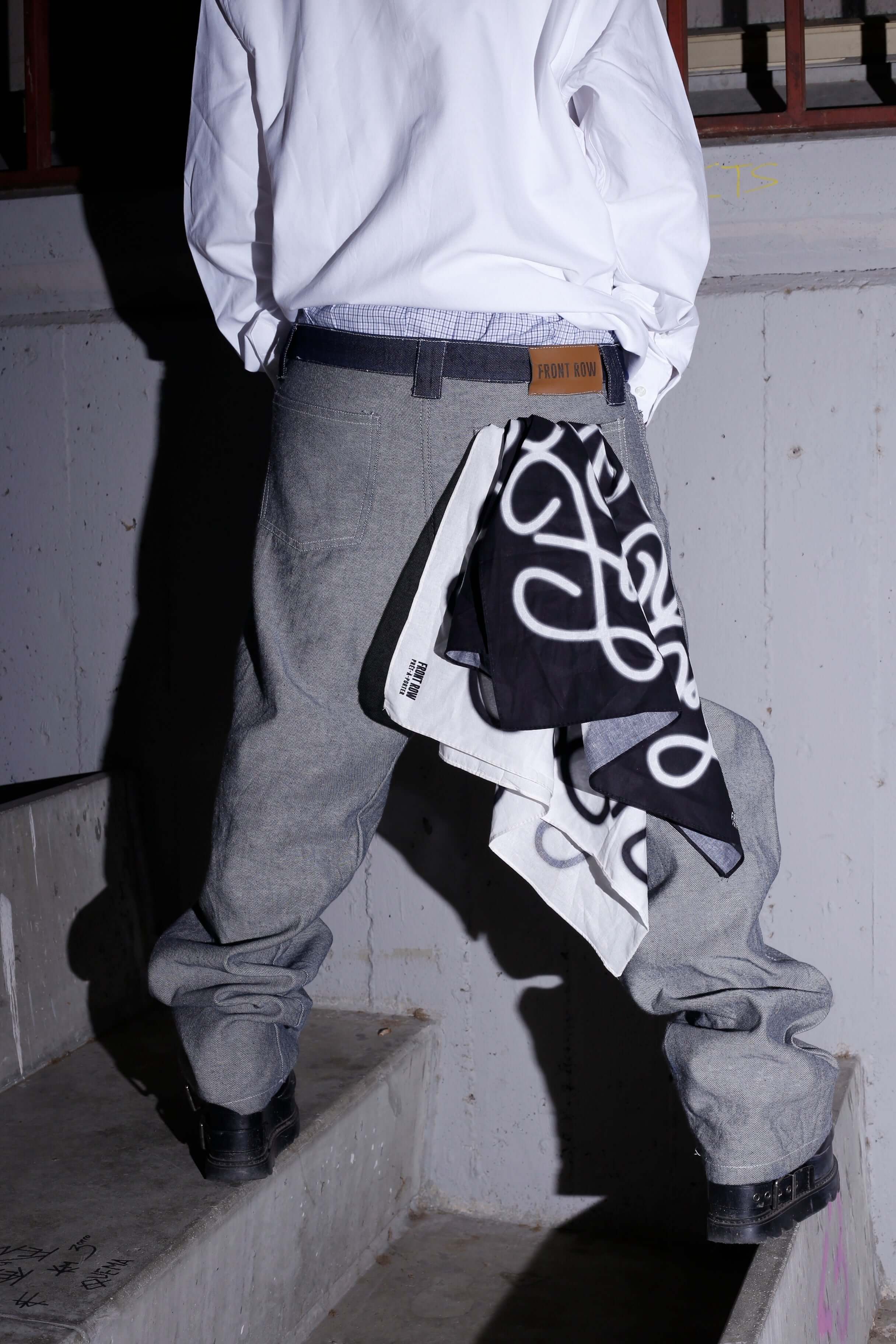 LEOPARD MONOGRAM BANDANA | FrontRowEU