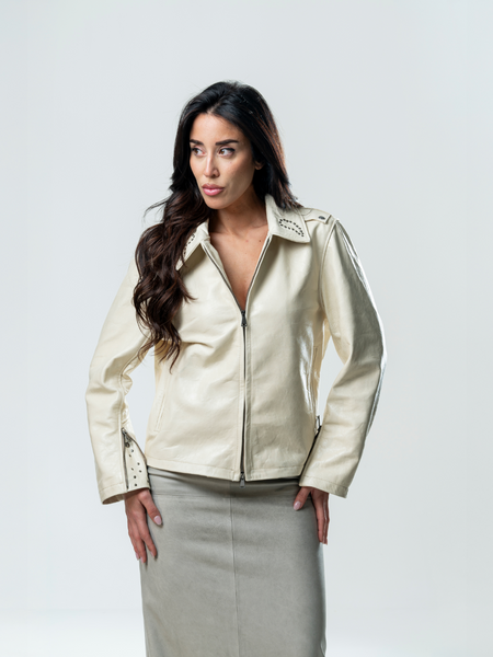 Milk Leather Jacket