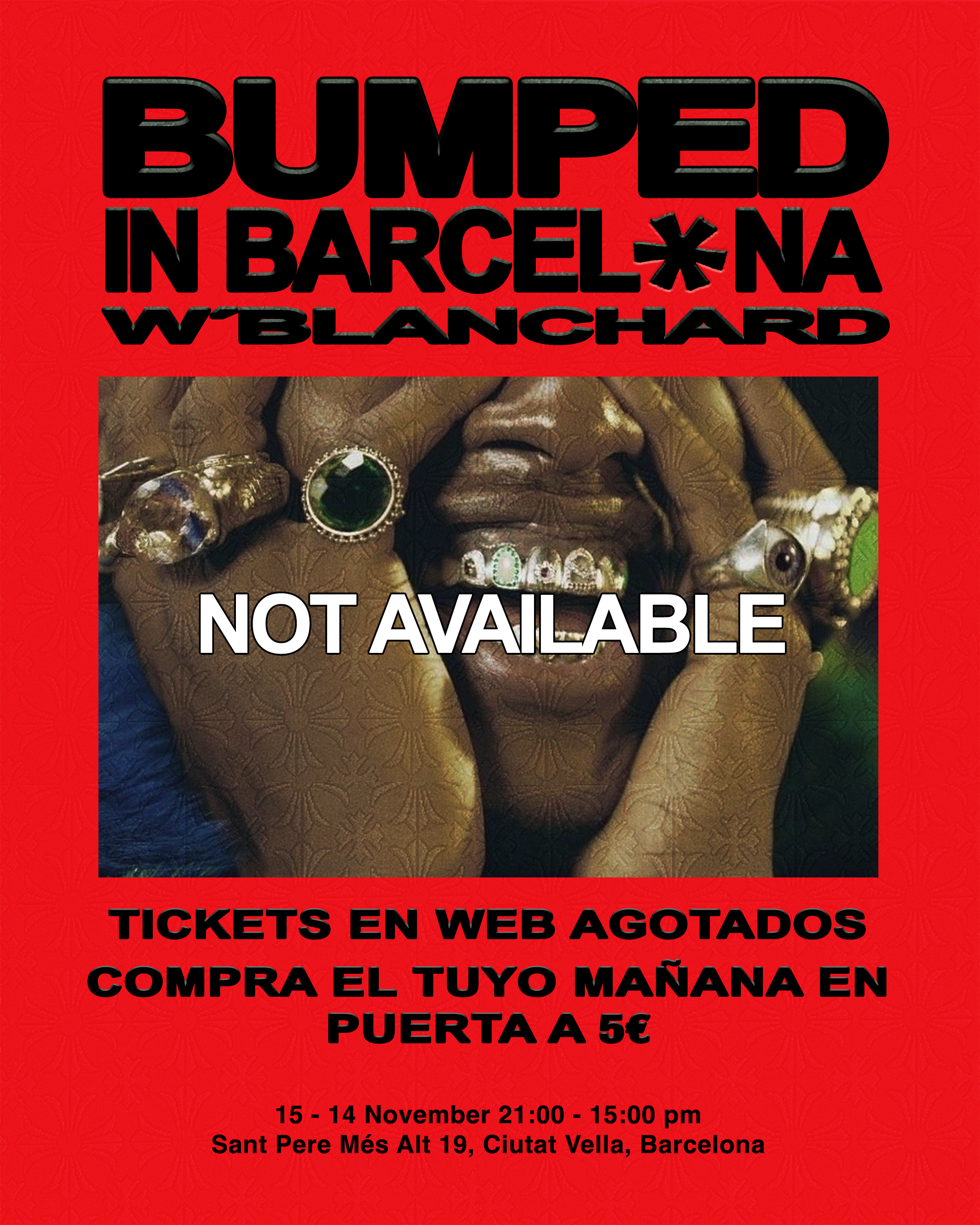 Bumped In Barcelona - Entry Ticket