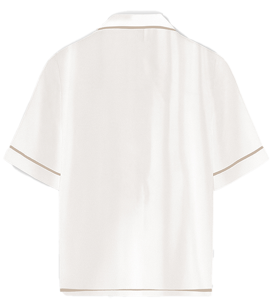 White Silk Top