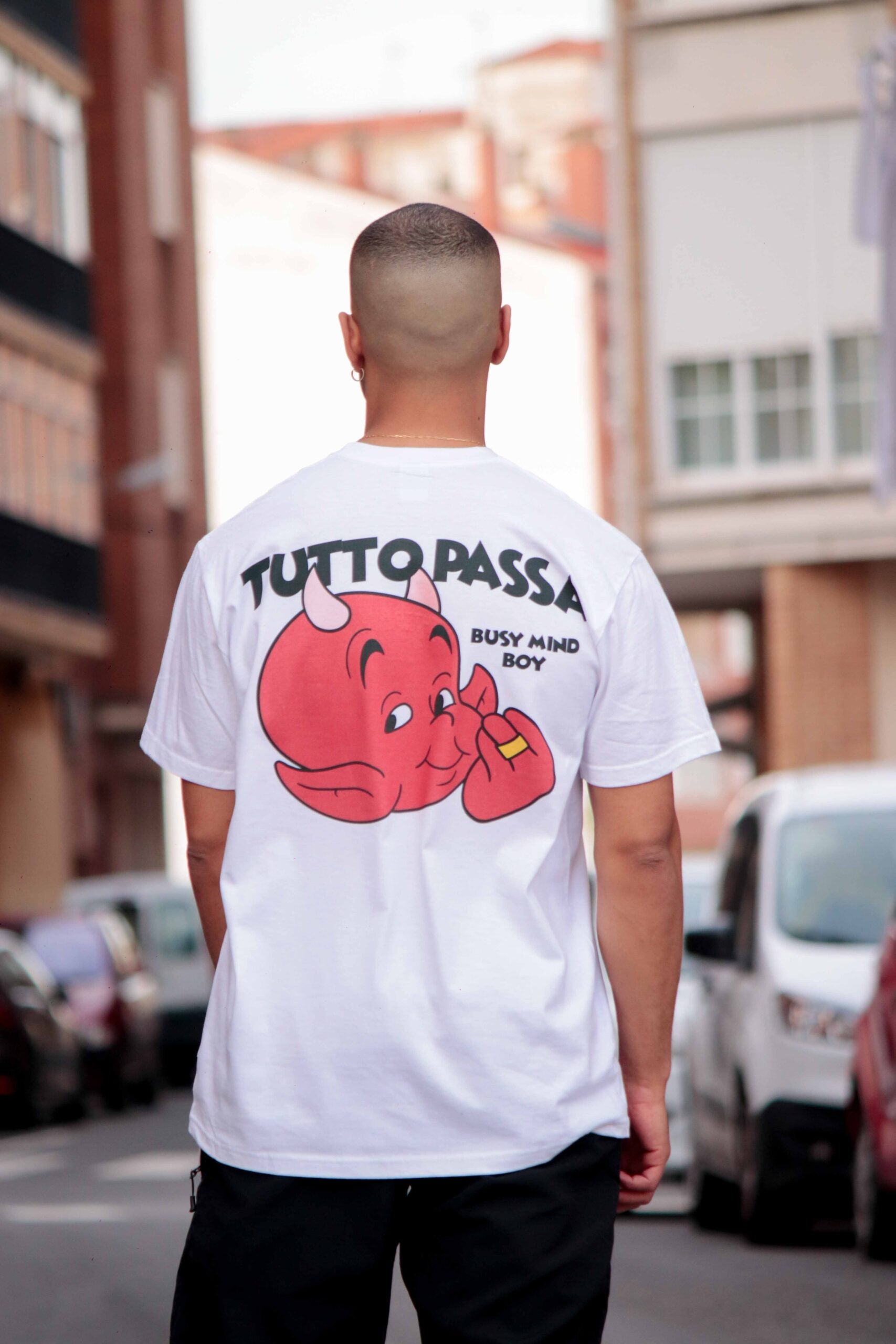 TEE BLANCA DIABLITO TUTTO PASSA