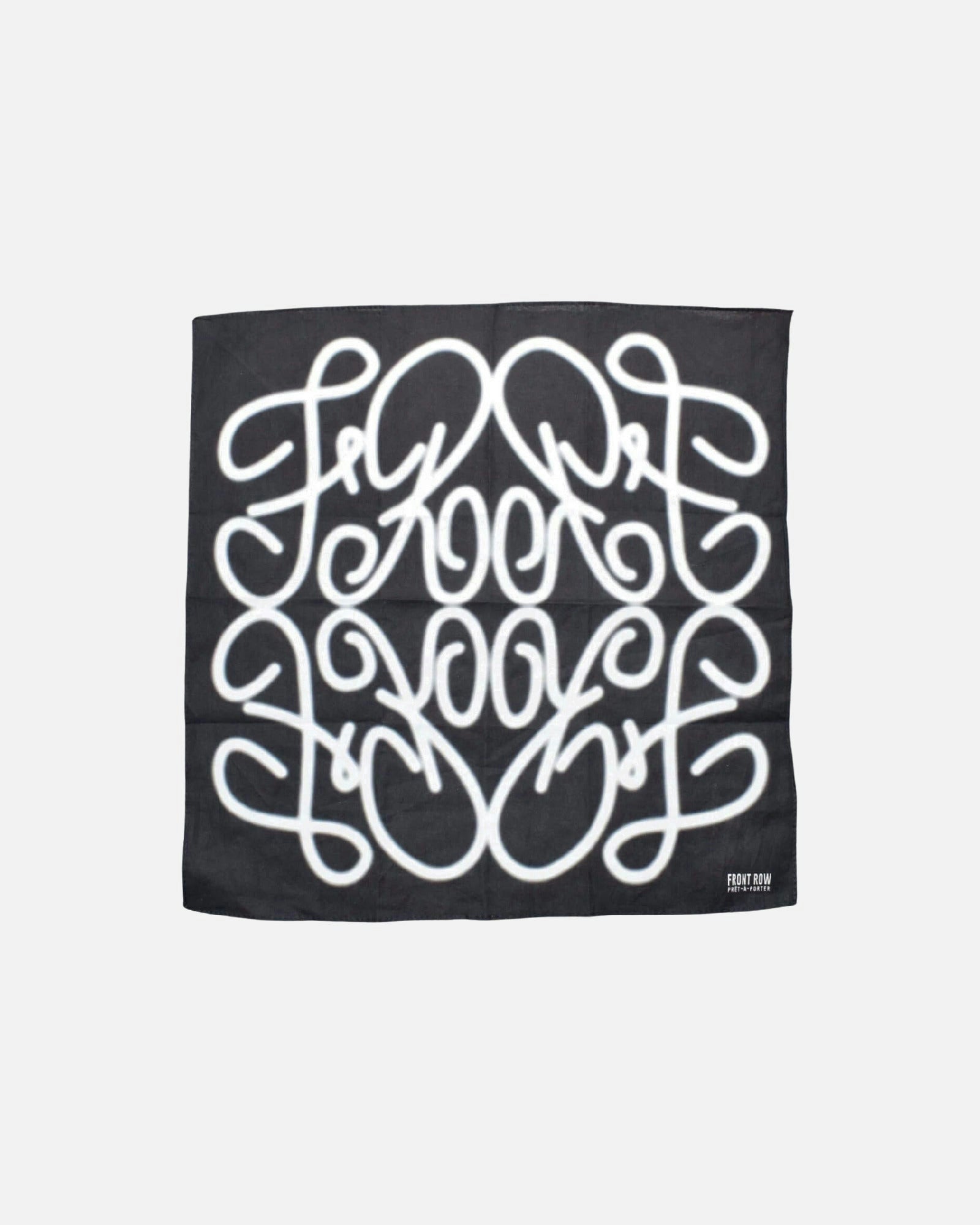 MONOGRAM BANDANA BLACK