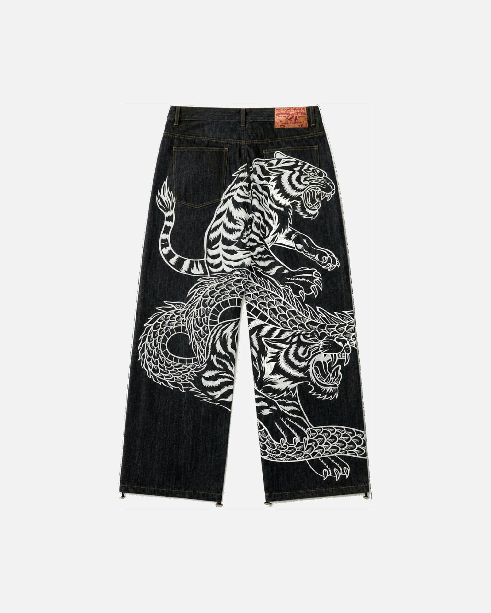 Selvedge tiger trinity denim