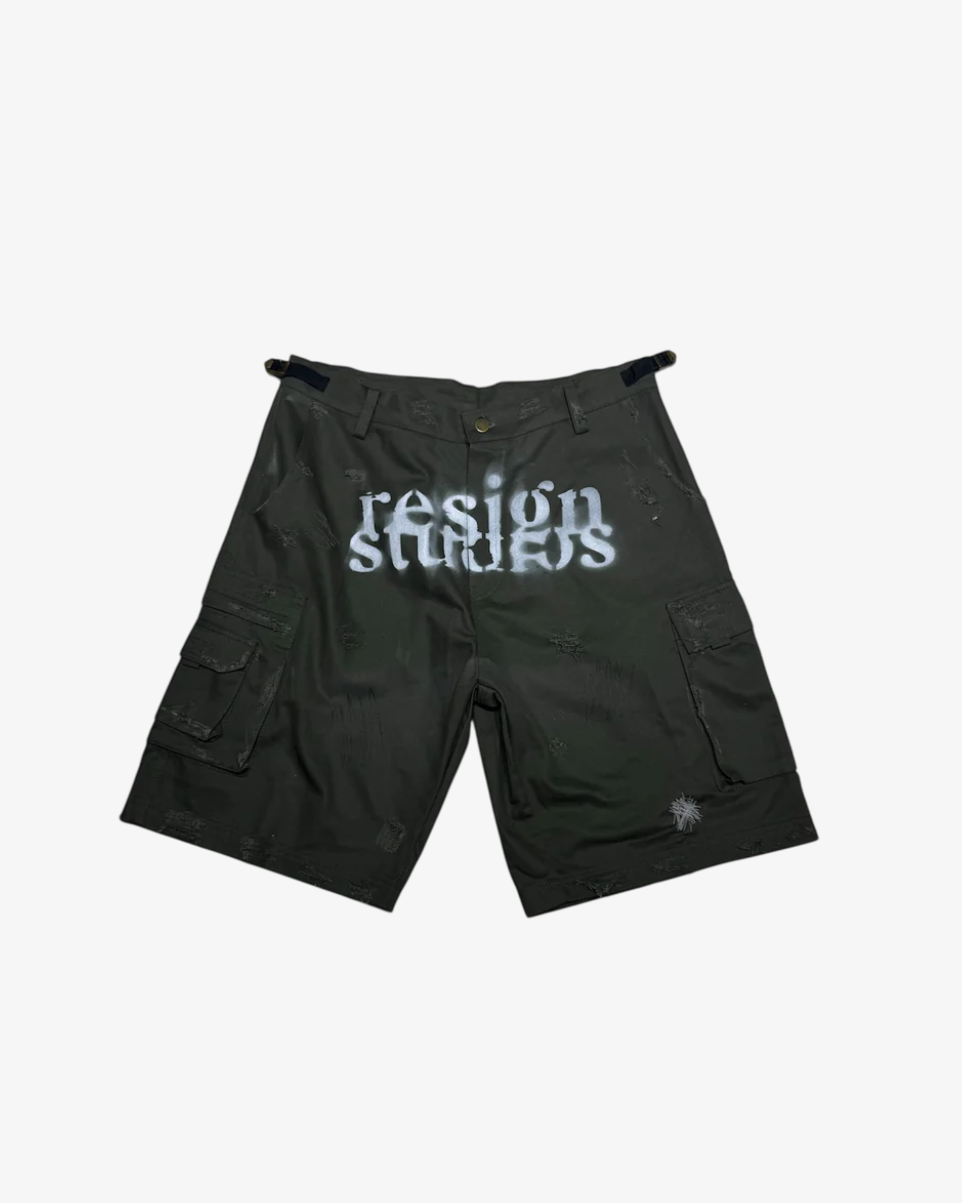 Distressed Rs Shorts