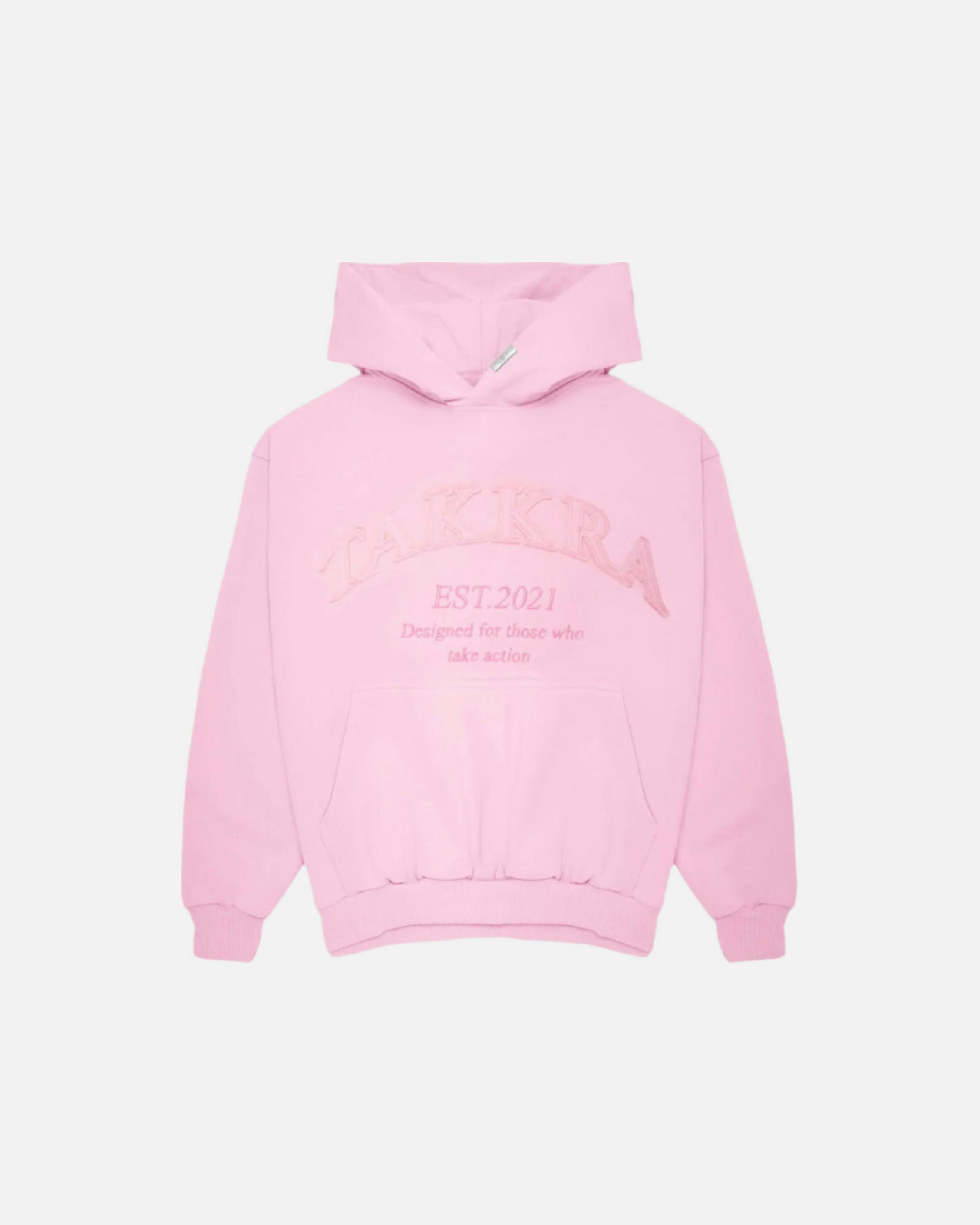 Distressed Hoodie Baby Pink