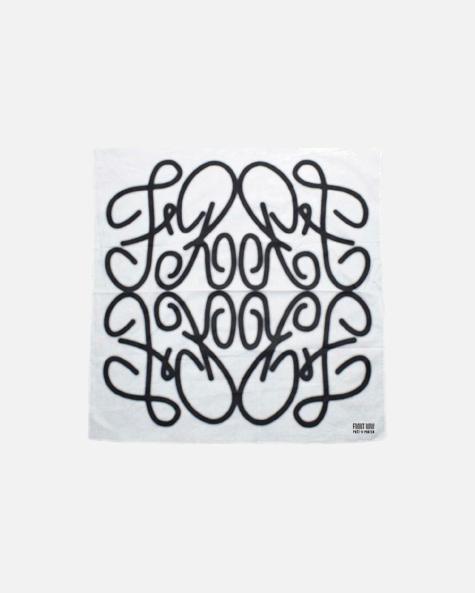 MONOGRAM BANDANA WHITE