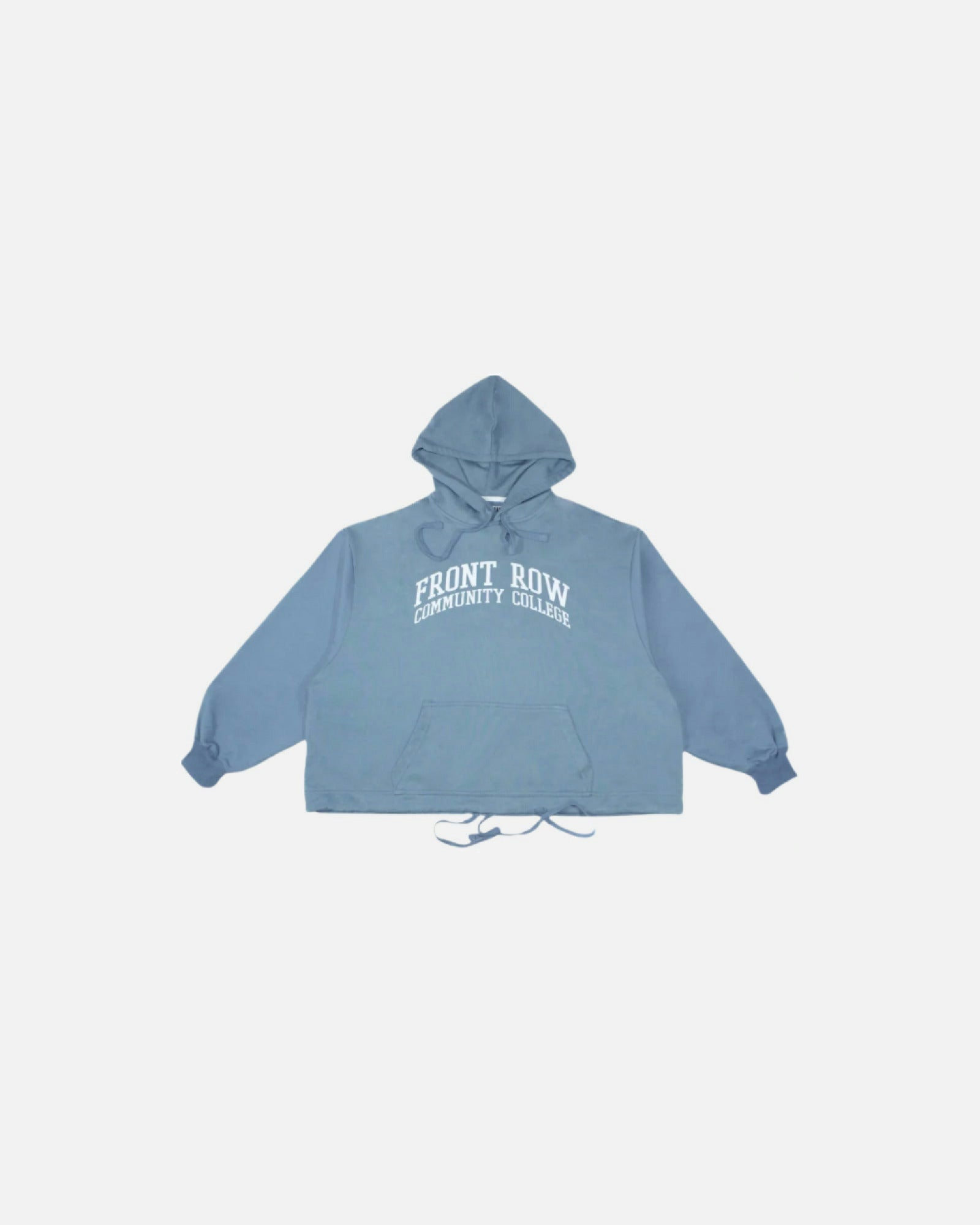 COMMUNITY COLLEGE BLUE ADJUSTABLE HOODIE