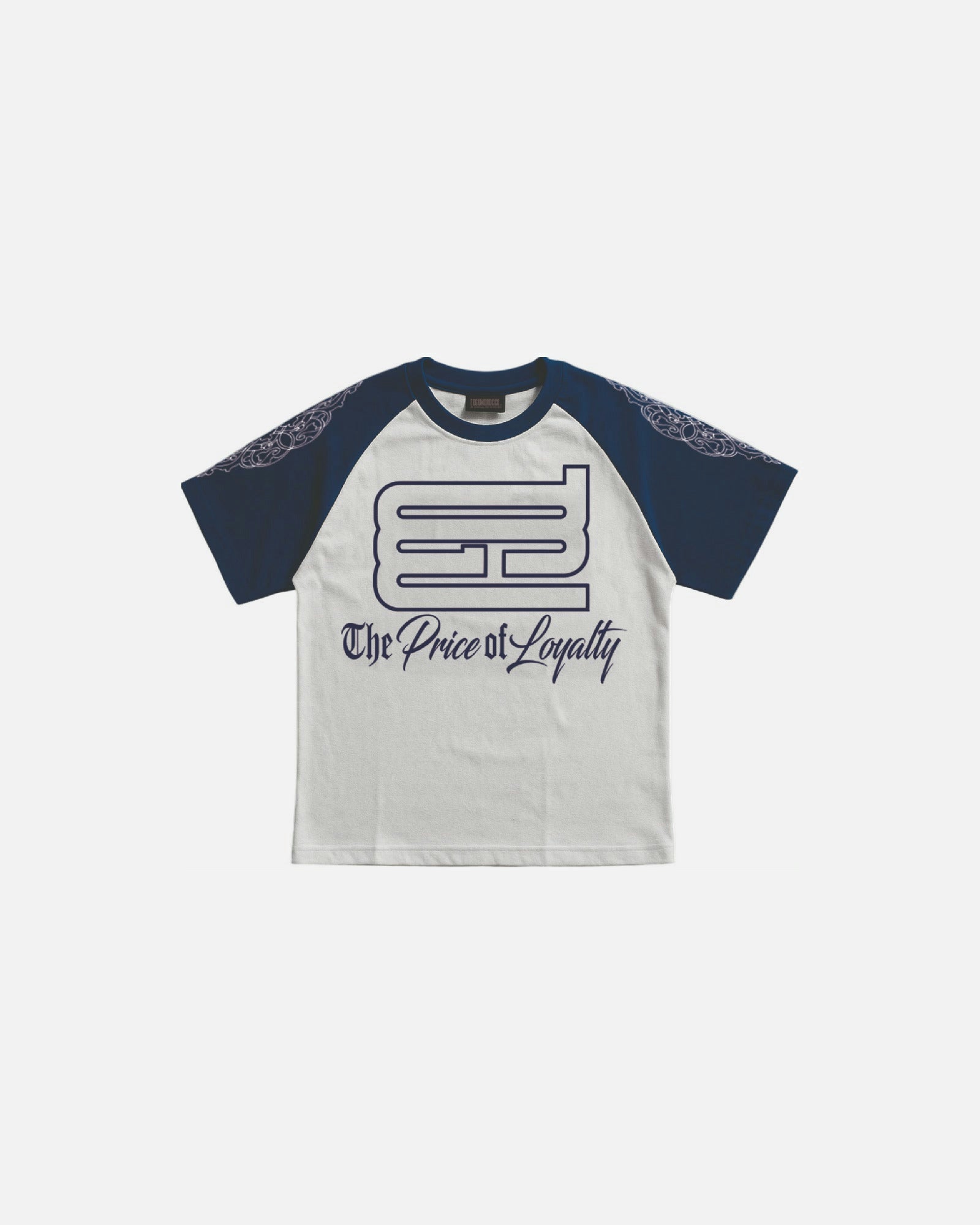 Blue raglan t-shirt