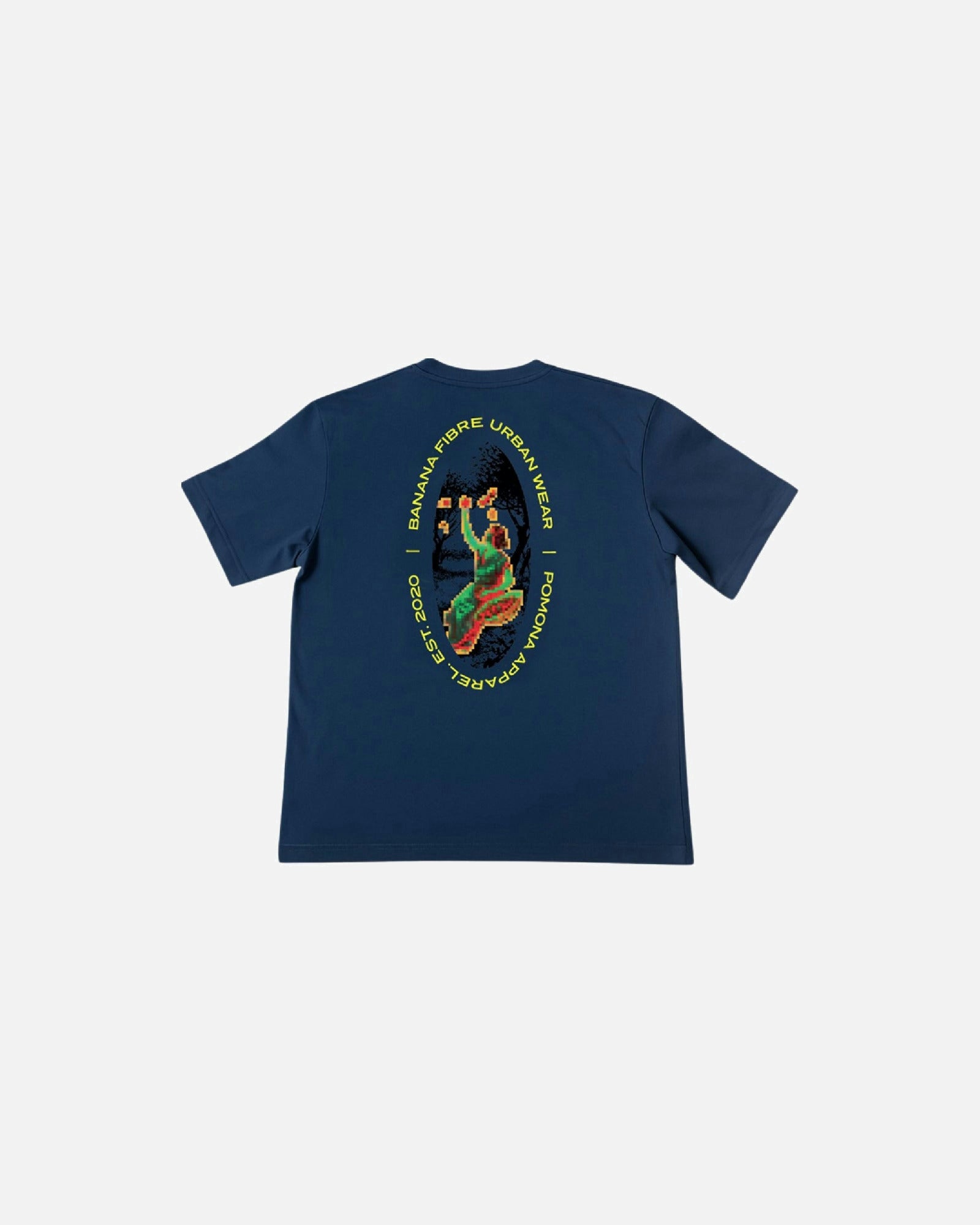 BANANA PIXEL TEE – INSIGNIA BLUE