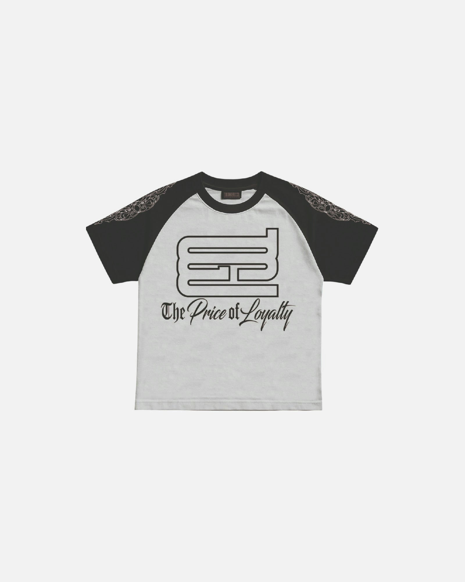 Black raglan t-shirt