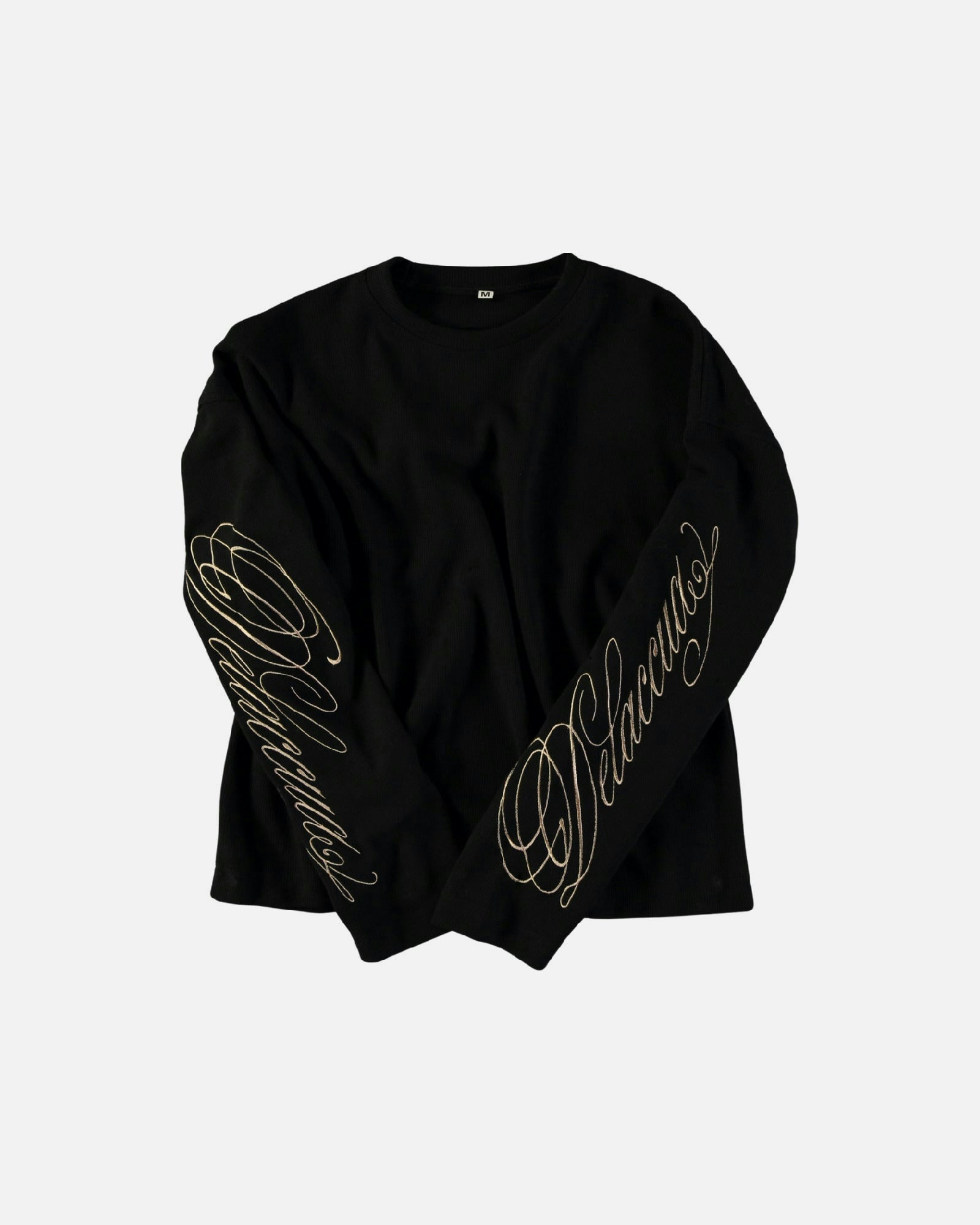 Waffle Longsleeve Black