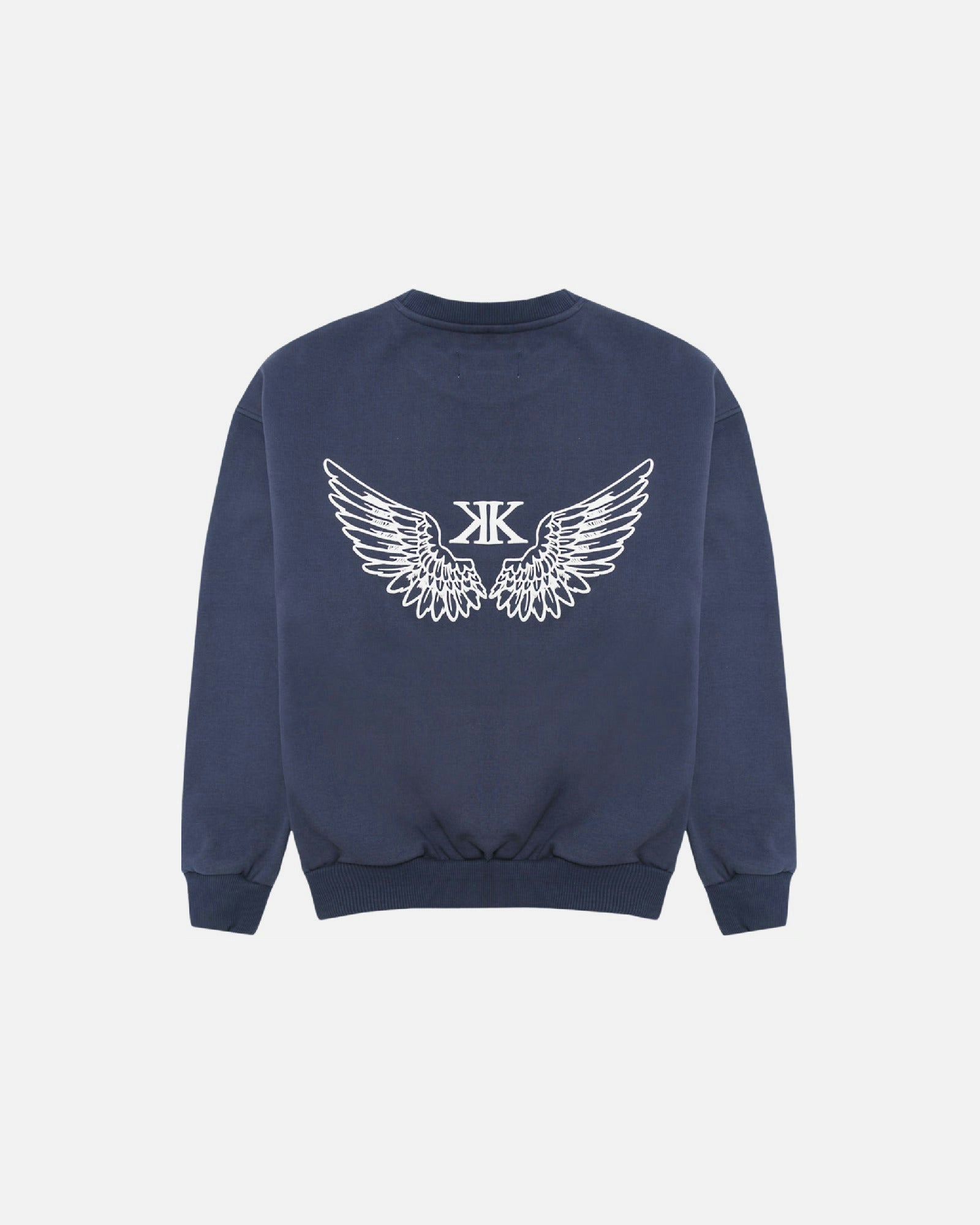 Wings Crewneck Navy Blue