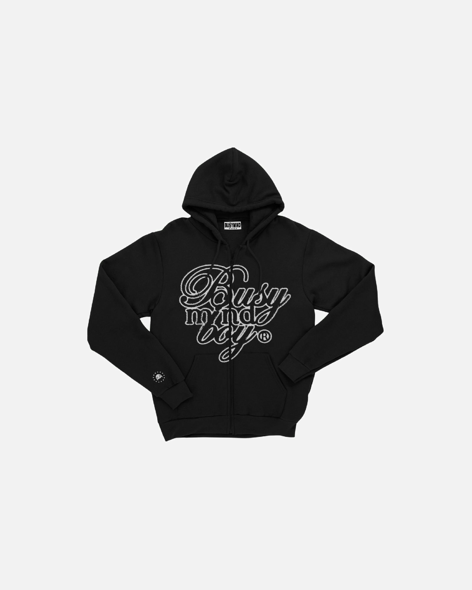 ZIPPER HOODIE BMB BLACK