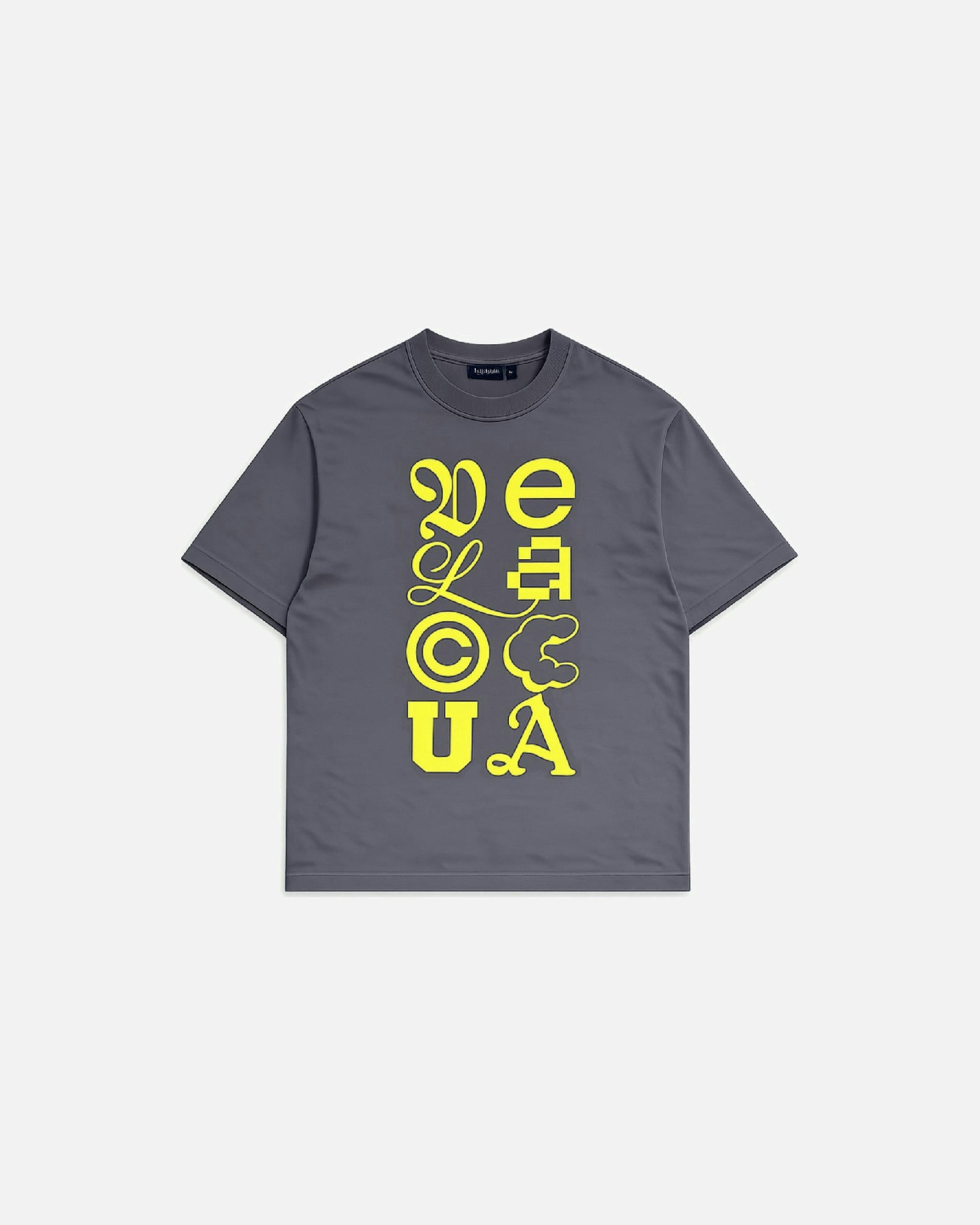 Lettering tee Antracita