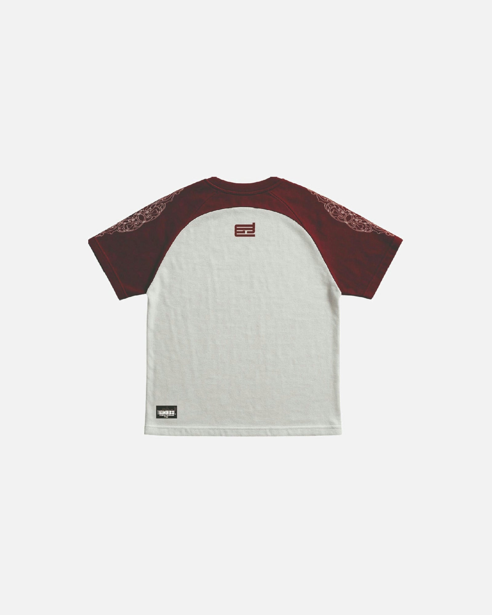 Burgundy raglan t-shirt