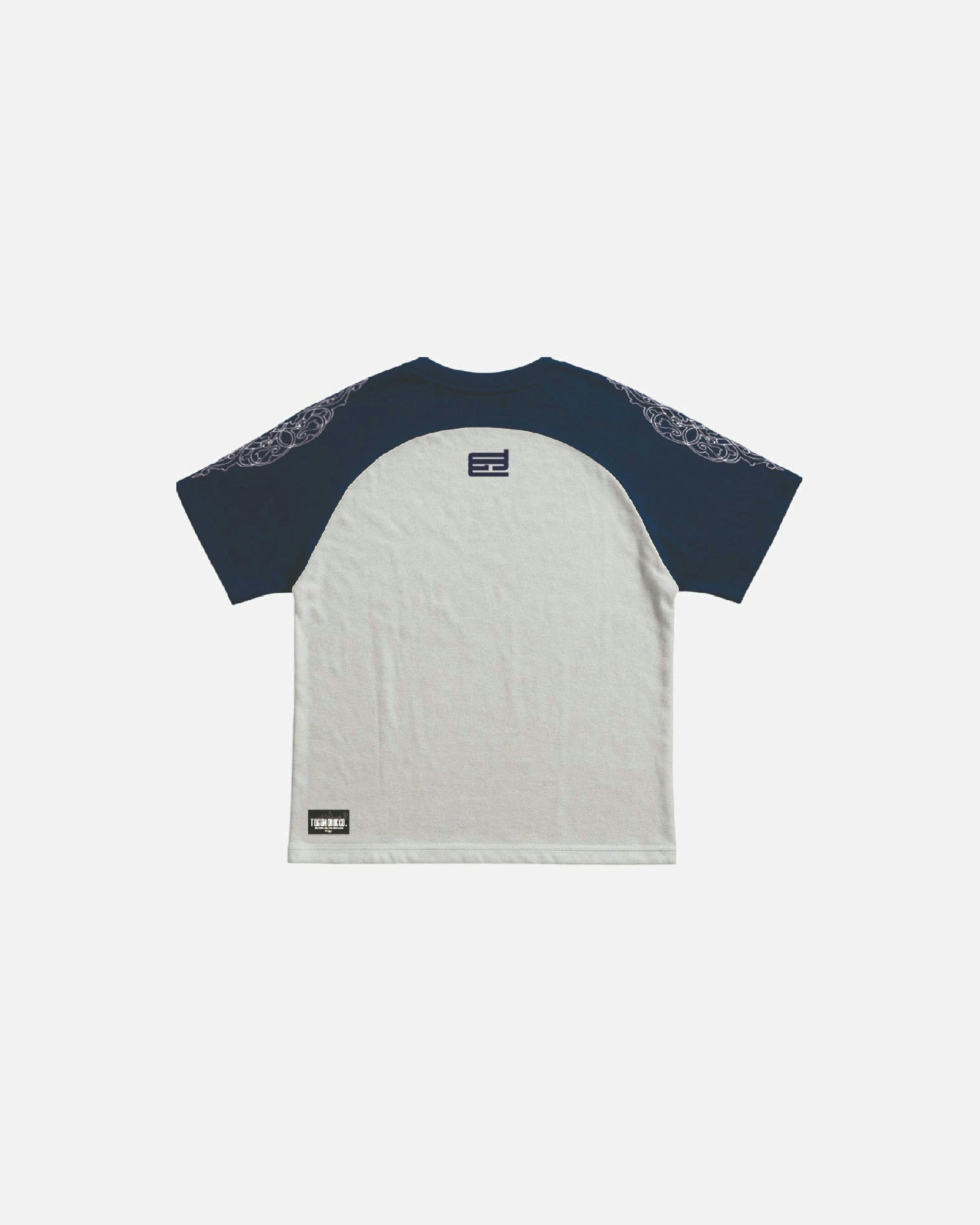 Blue raglan t-shirt