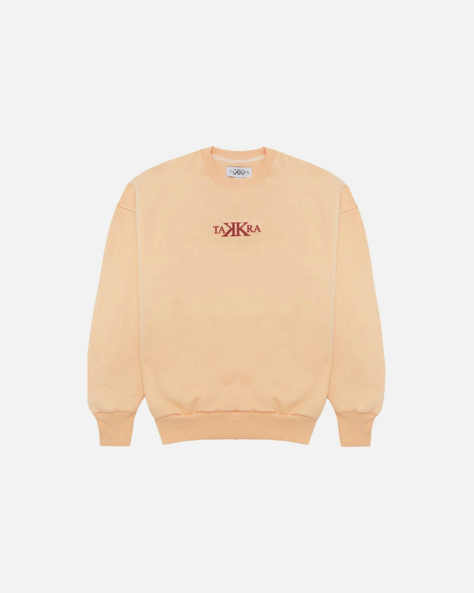 Wings Crewneck Peach Orange